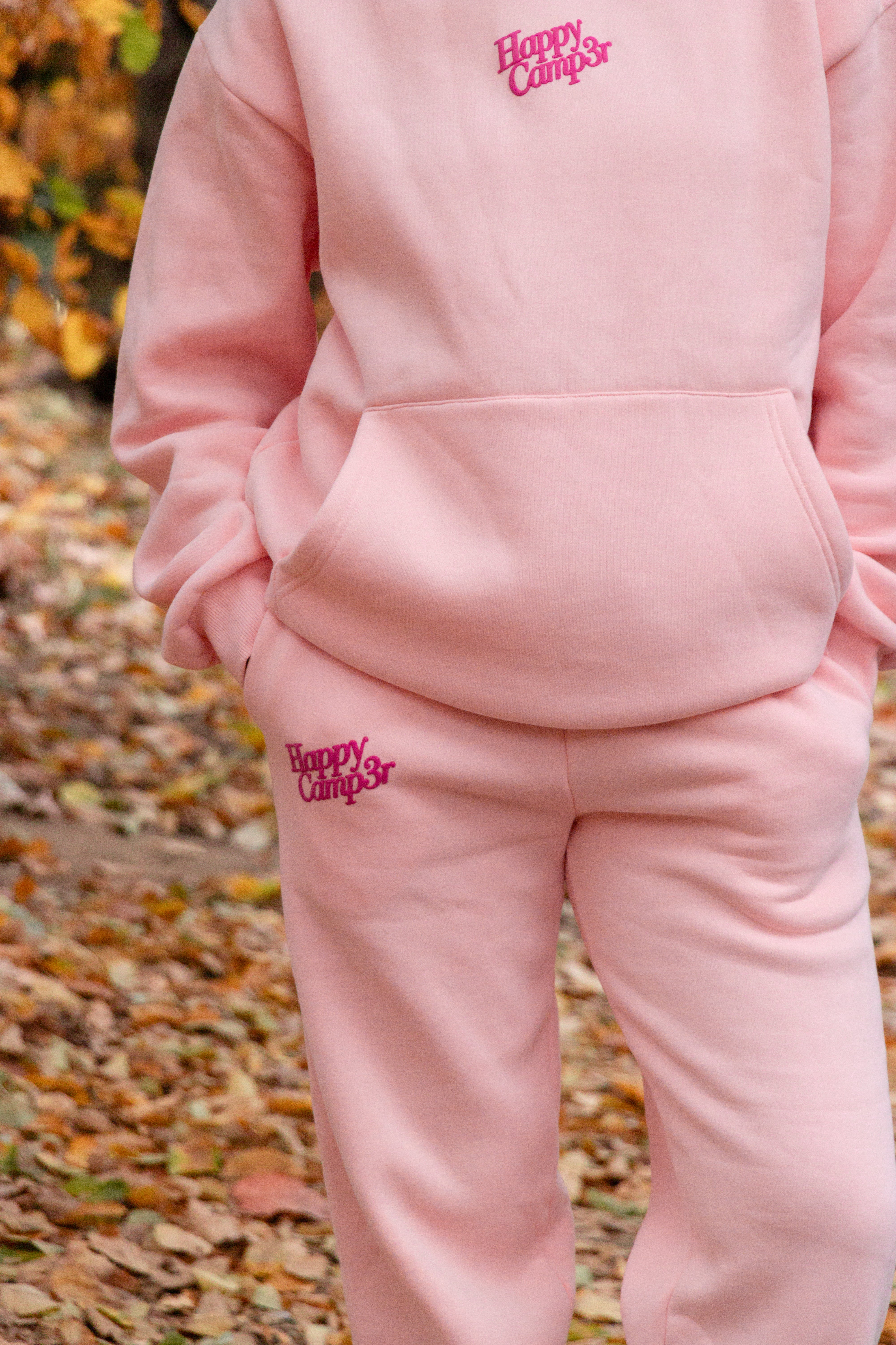 Puff Series Sweatpants - Snowy Strawberry