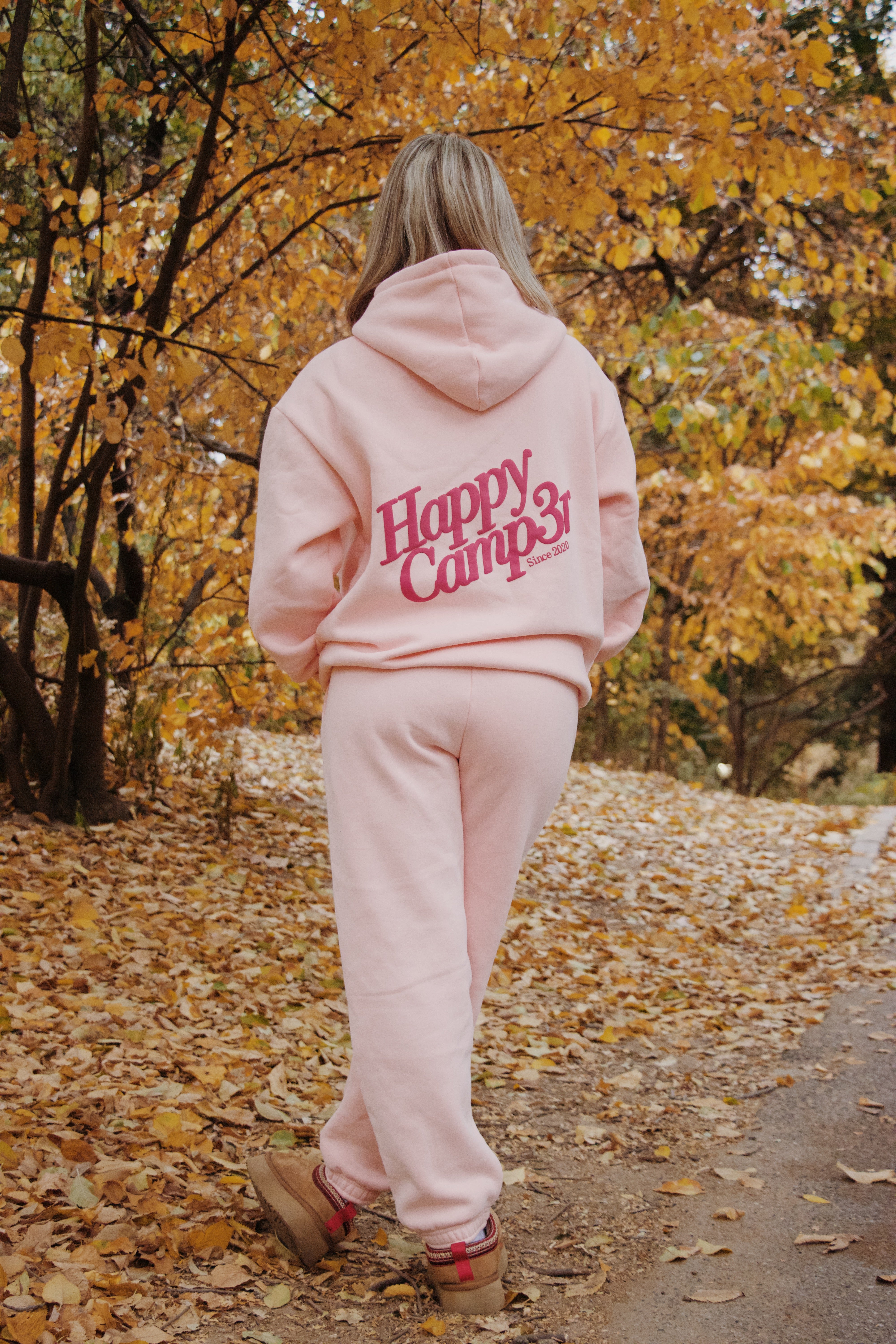 Puff Series Sweatpants - Snowy Strawberry