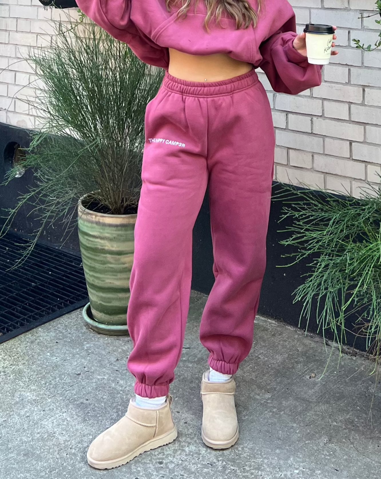 Cloud Sweatpants - Raspberry