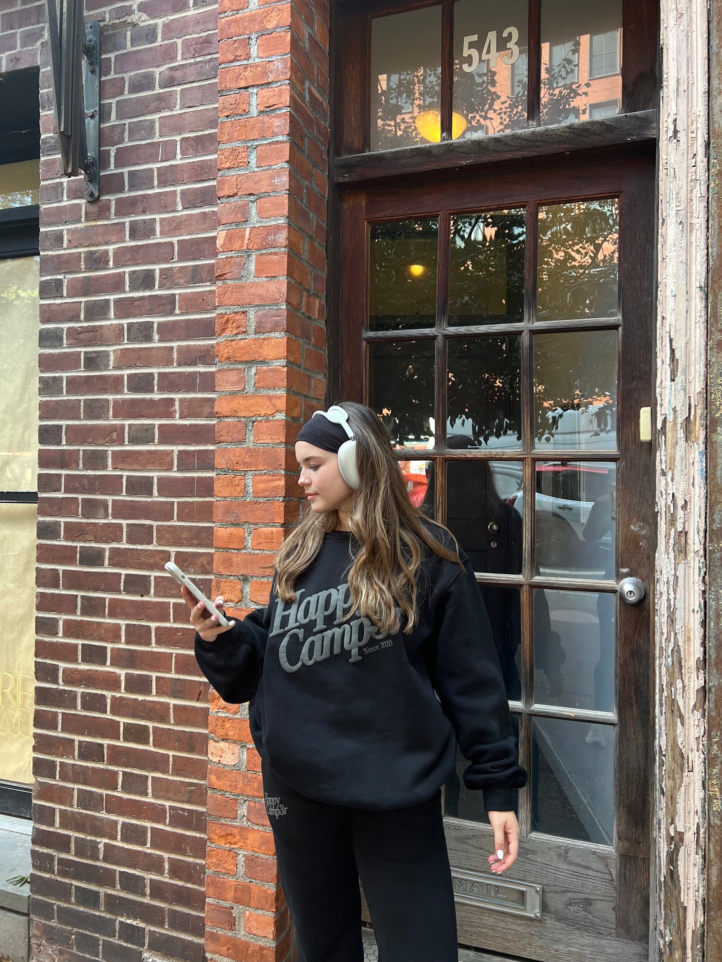 Puff Series Crewneck - Black