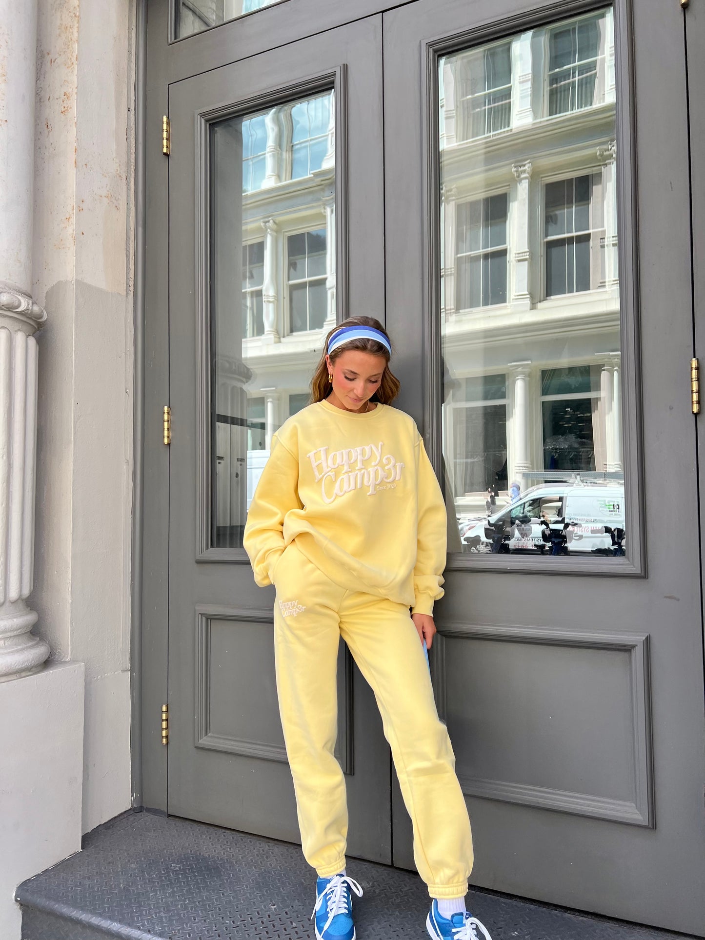 Puff Series Crewneck - Banana