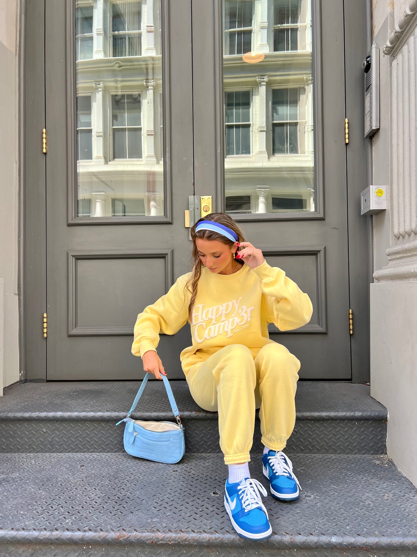 Puff Series Crewneck - Banana
