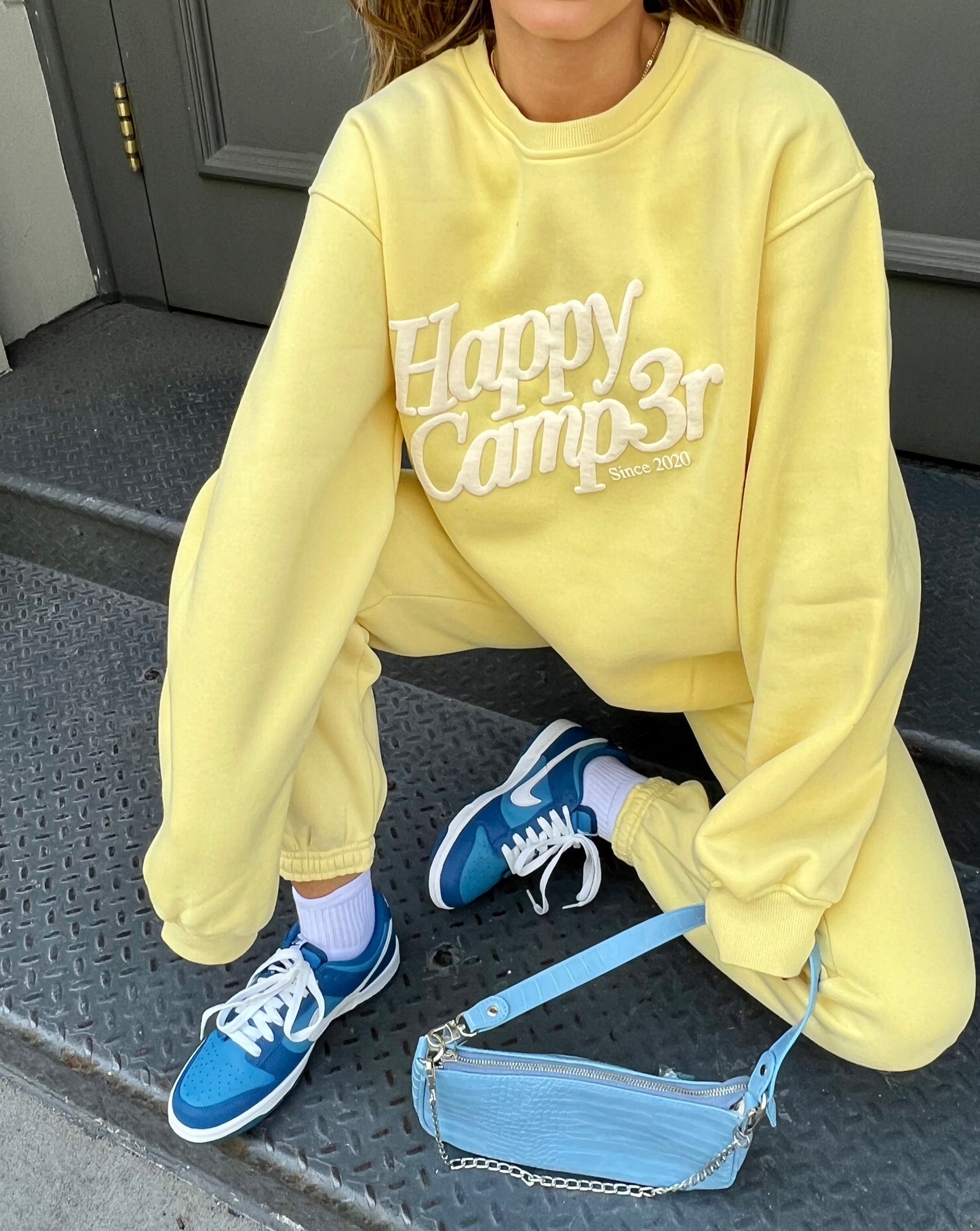 Puff Series Crewneck - Banana