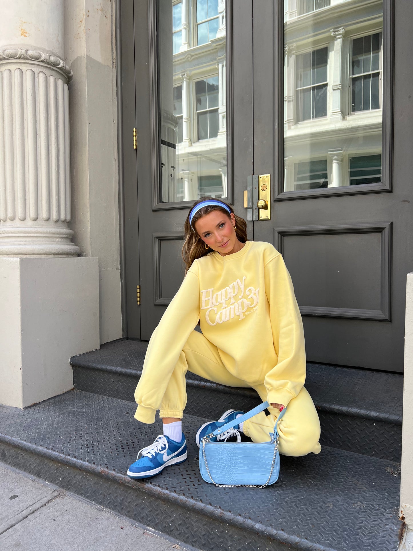Puff Series Crewneck - Banana