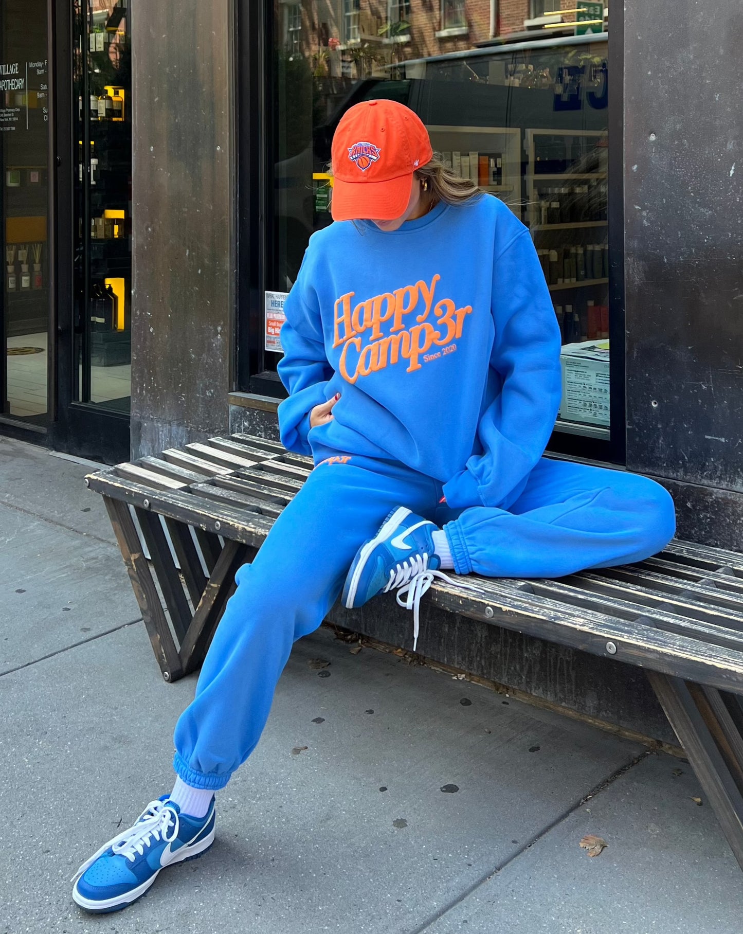 Puff Series Crewneck - Blue Raspberry