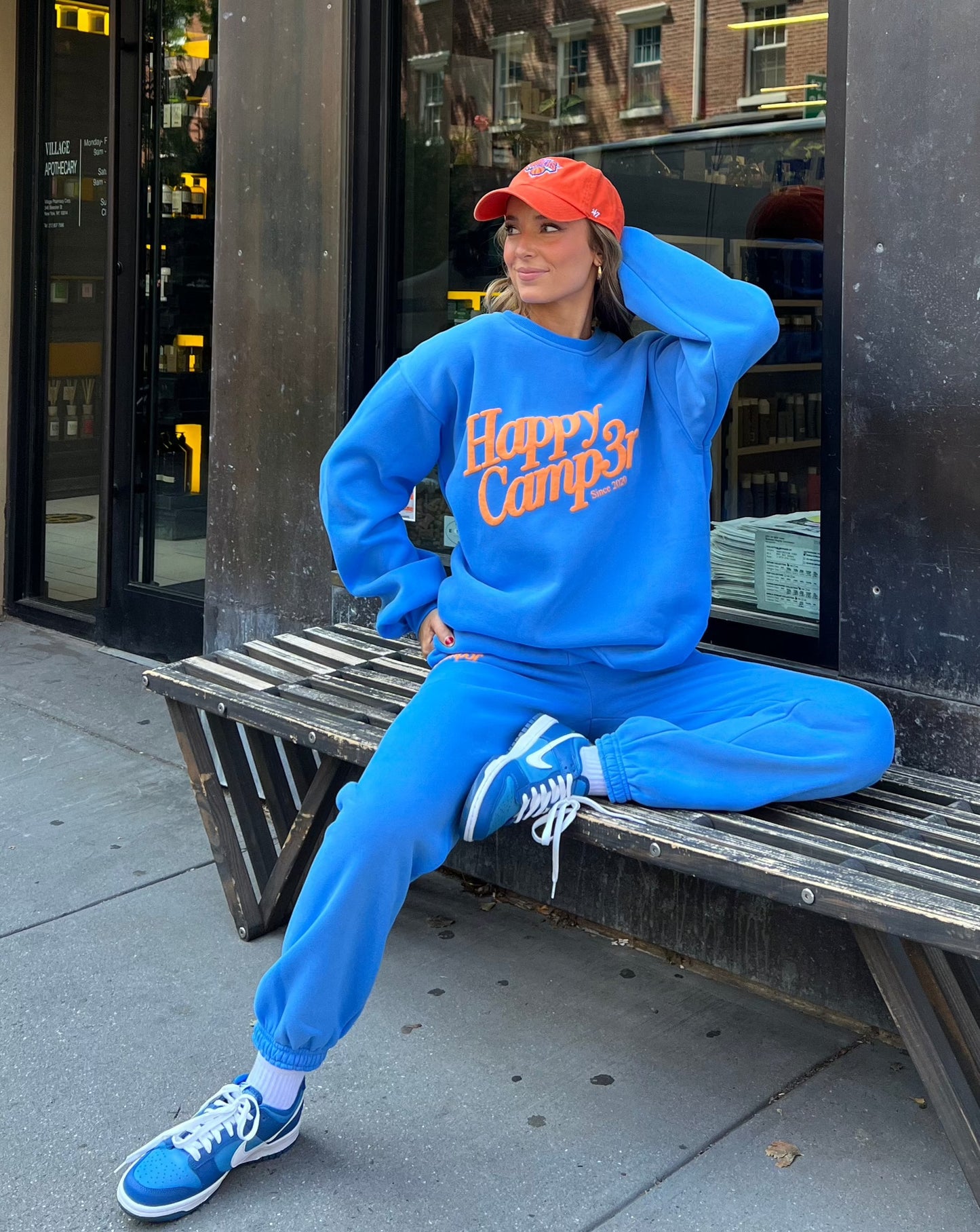 Puff Series Crewneck - Blue Raspberry