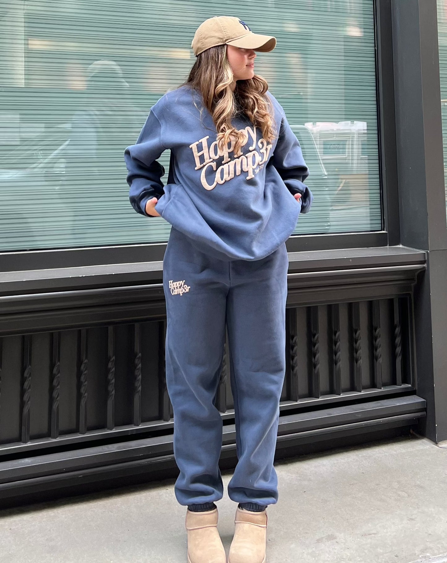 Puff Series Crewneck - Midnight Blue