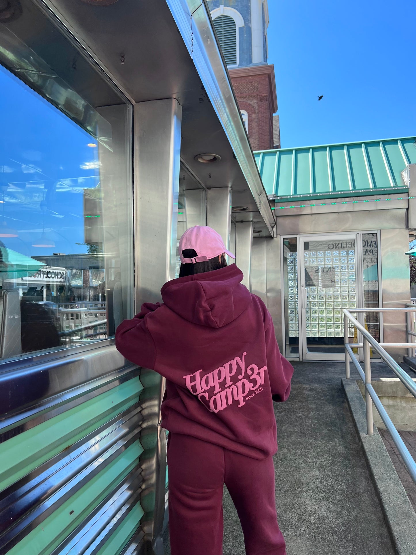 Puff Series Hoodie - Burgundy