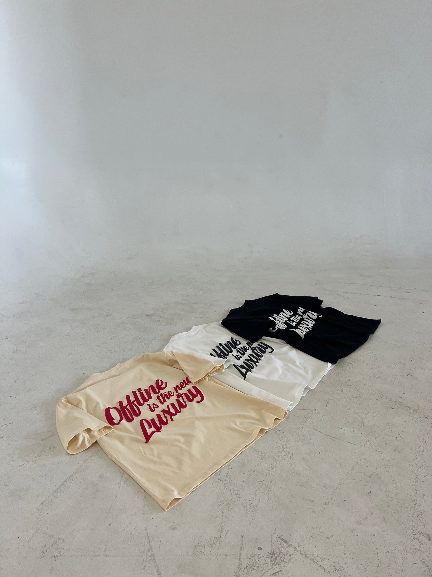 Offline is the new Luxury T-Shirt - White