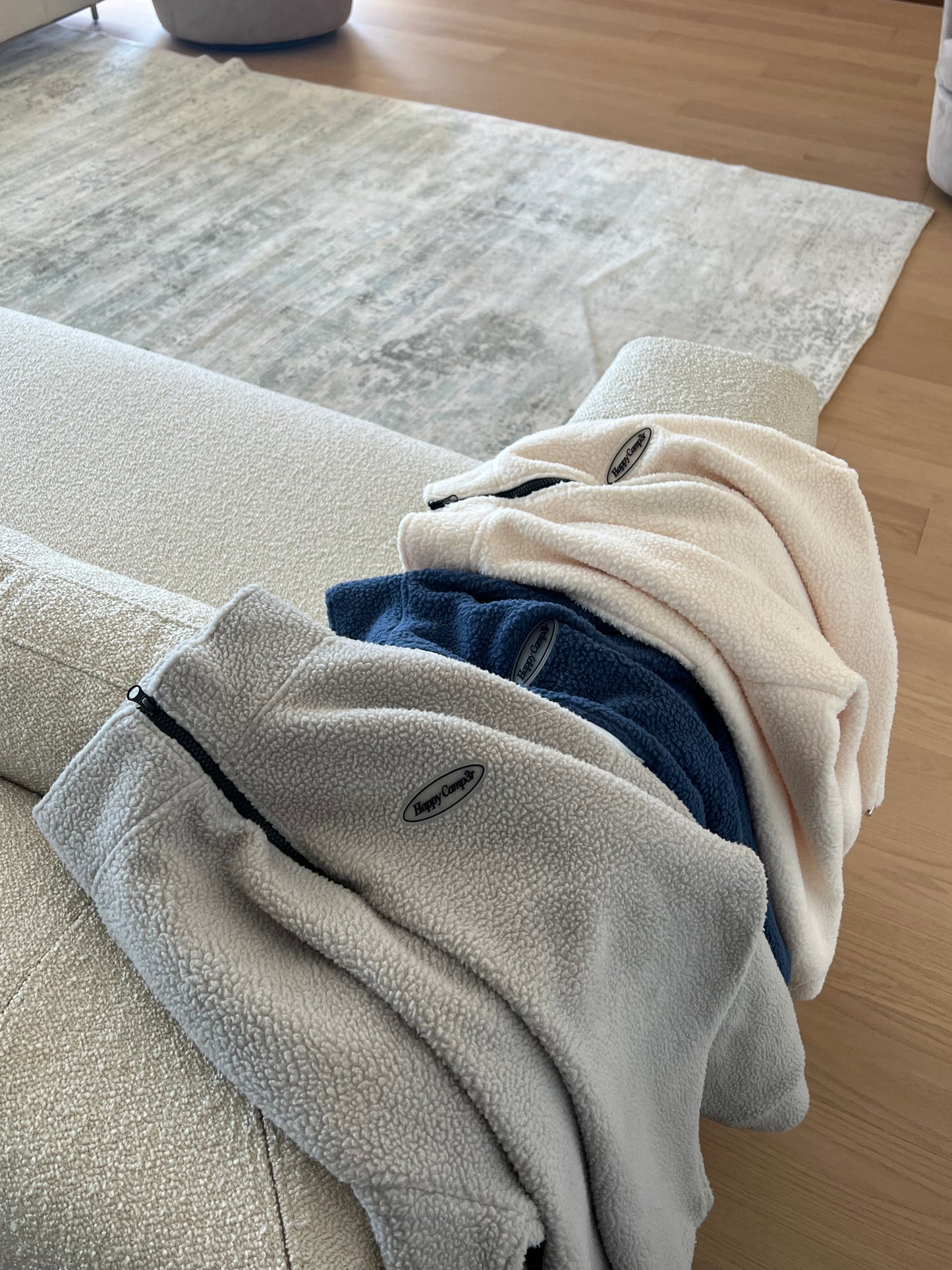 Teddy Bear Quarter Zip - Oat