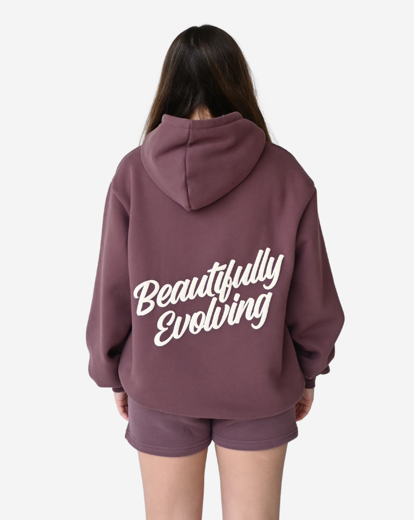 Beautifully Evolving Hoodie - Vintage Plum