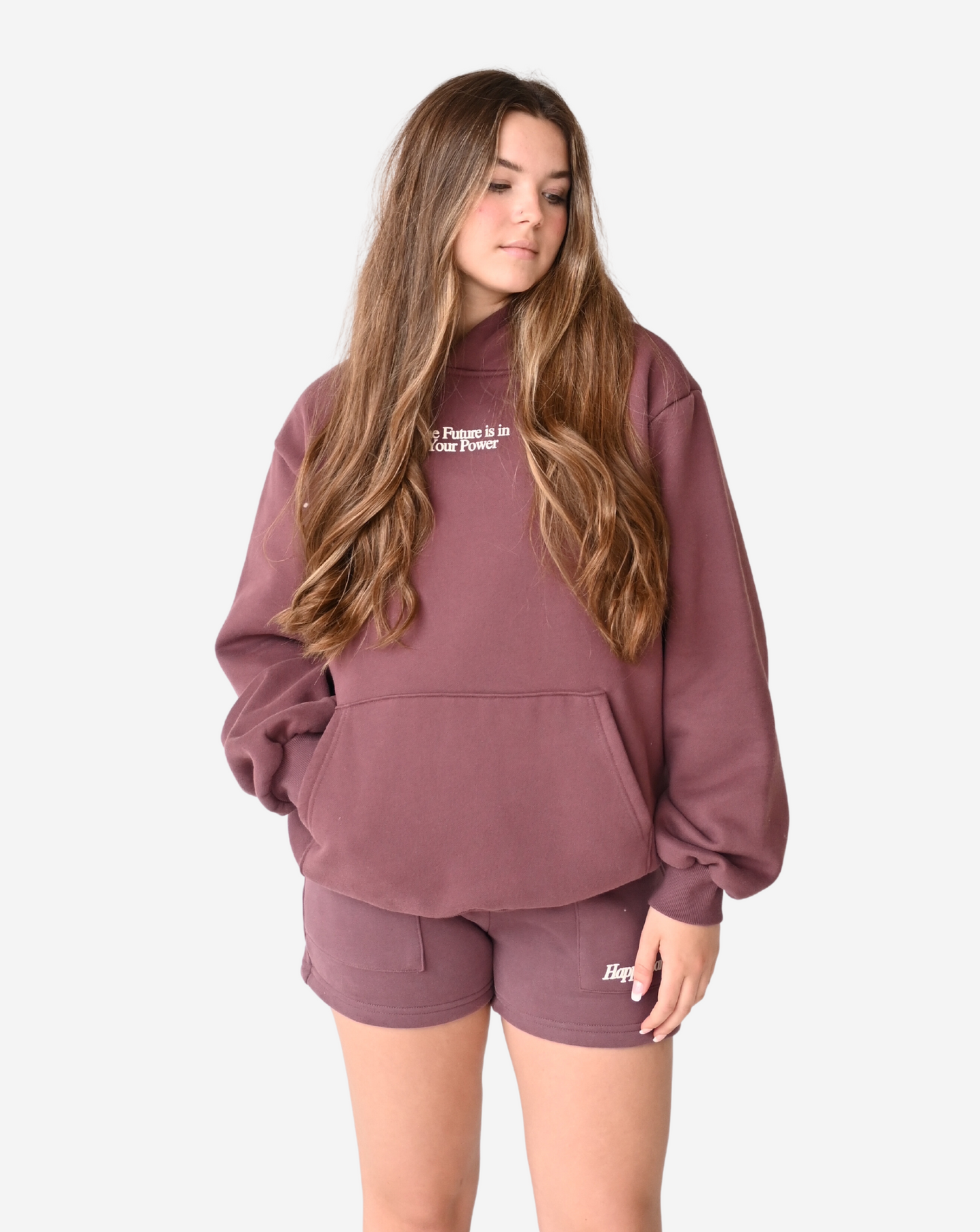 Beautifully Evolving Hoodie - Vintage Plum