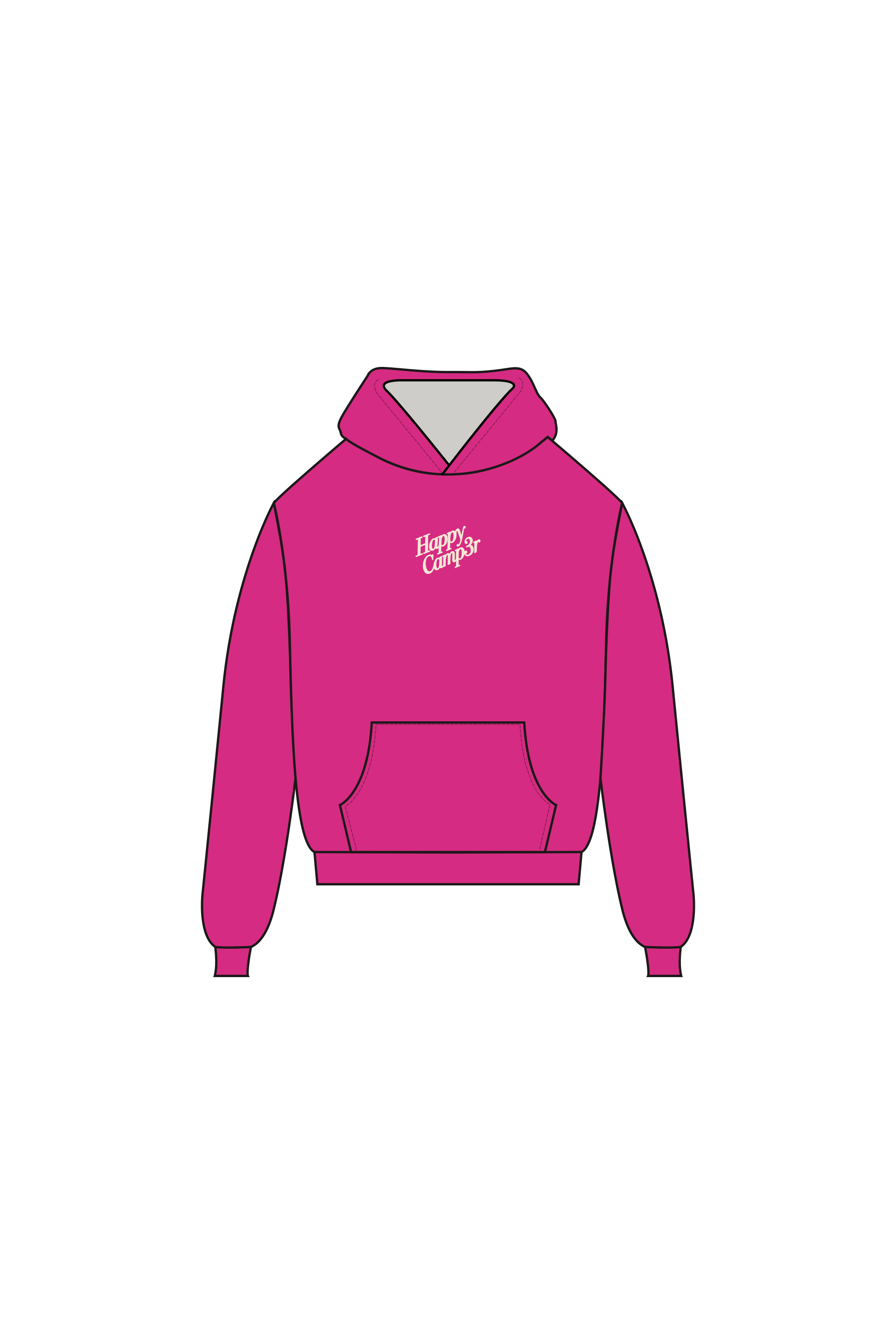 Puff Series Hoodie - Pink Velvet
