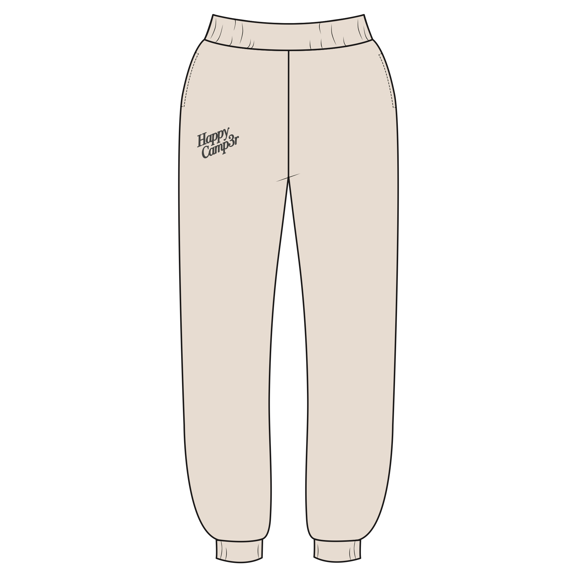 Puff Series Sweatpants - Beige