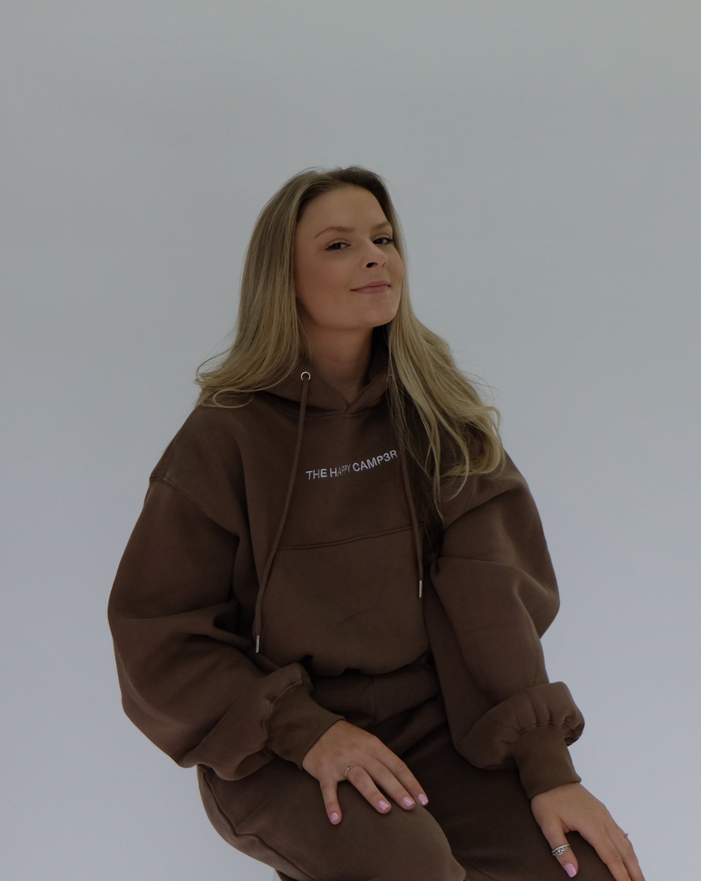 Cloud Cropped Hoodie - Mocha