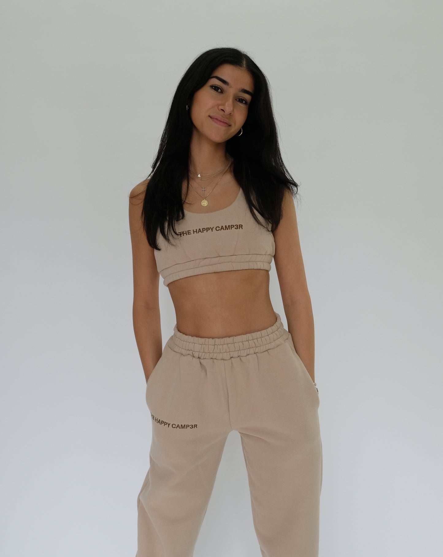 Cloud Crop Top - Sand