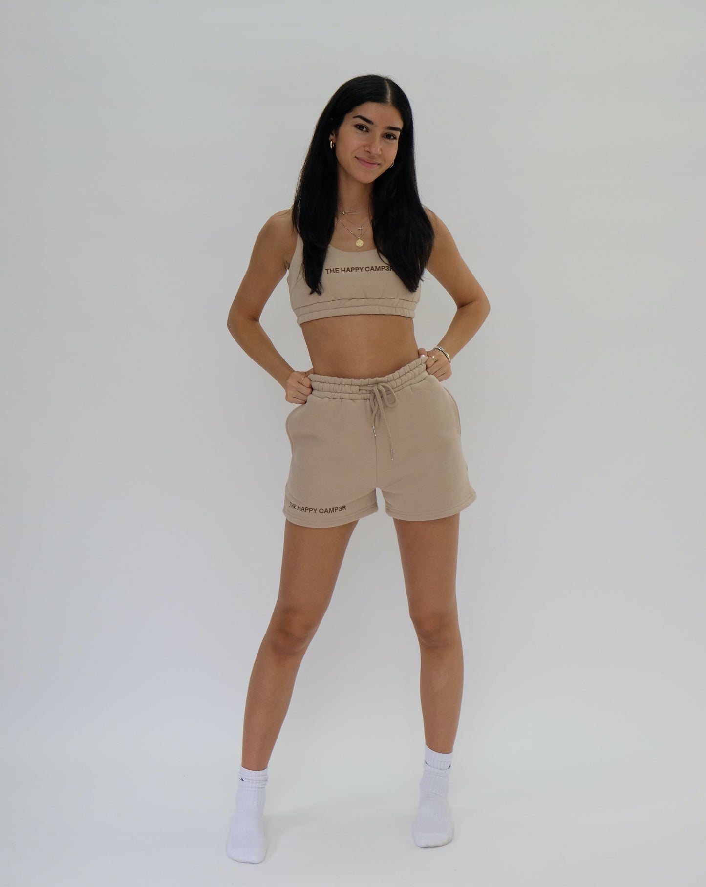 Cloud Crop Top - Sand