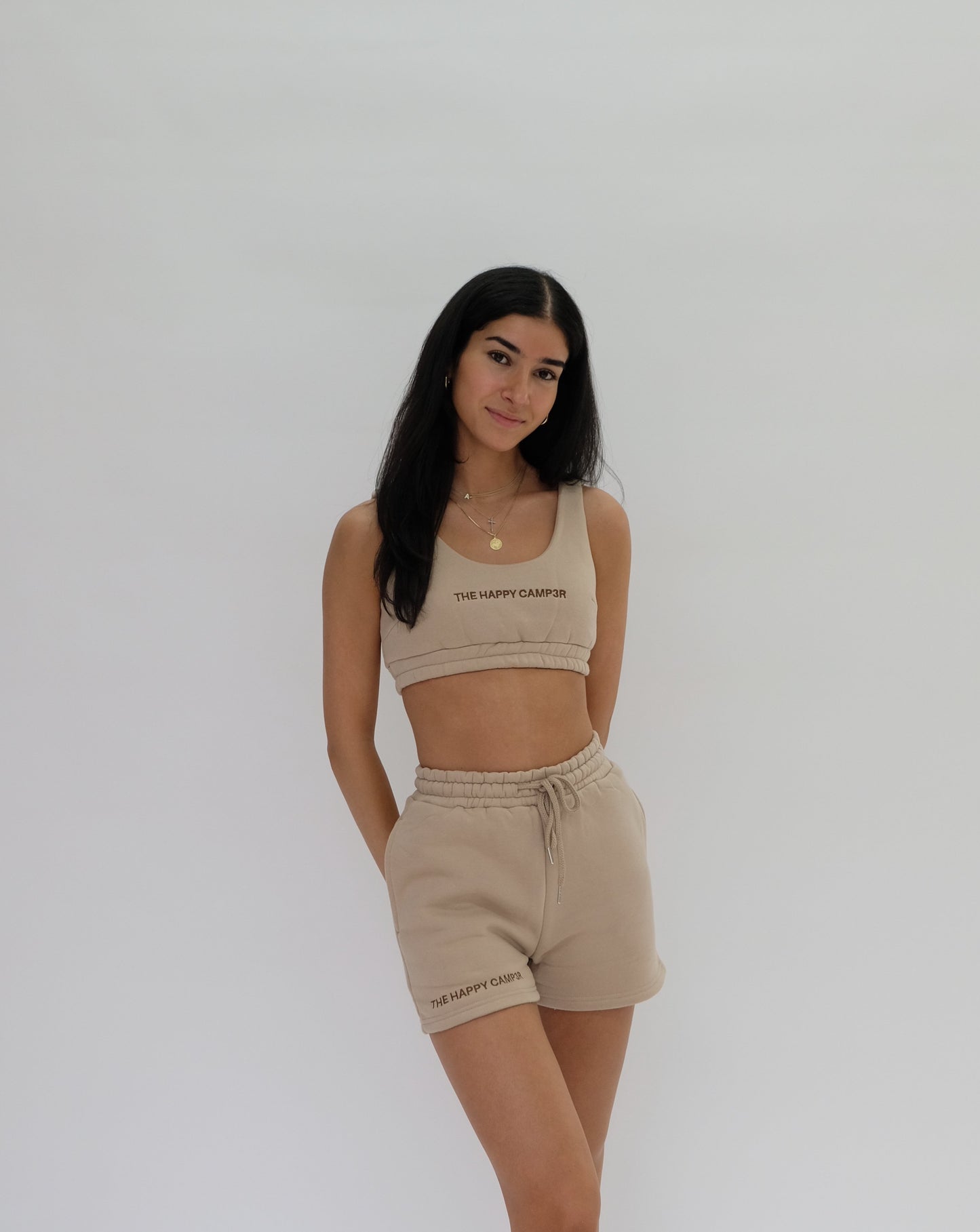 Cloud Crop Top - Sand