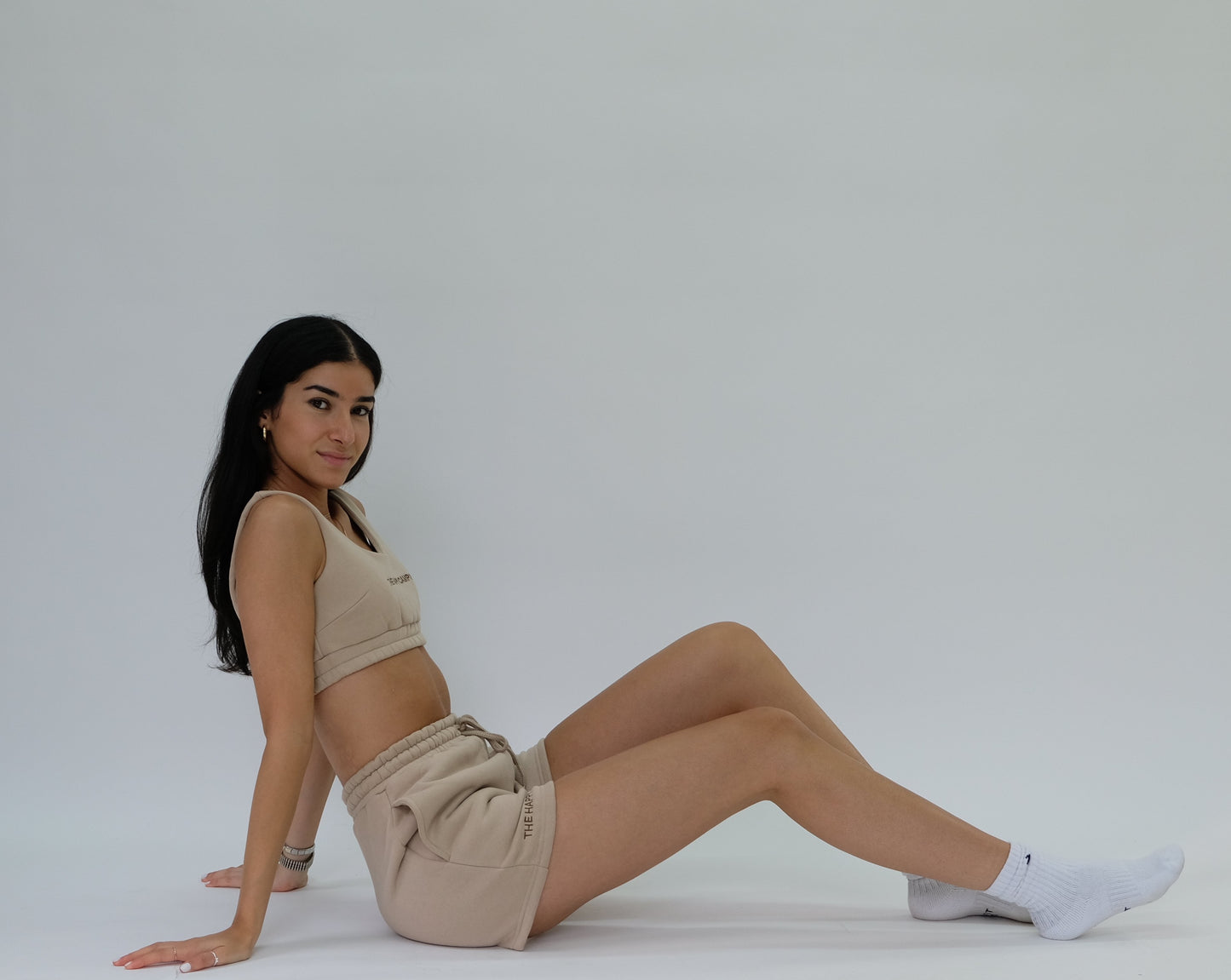 Cloud Crop Top - Sand