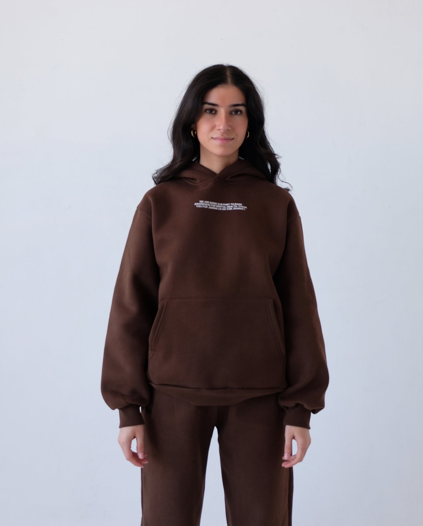 Gratitude Hoodie - Chocolate Brown