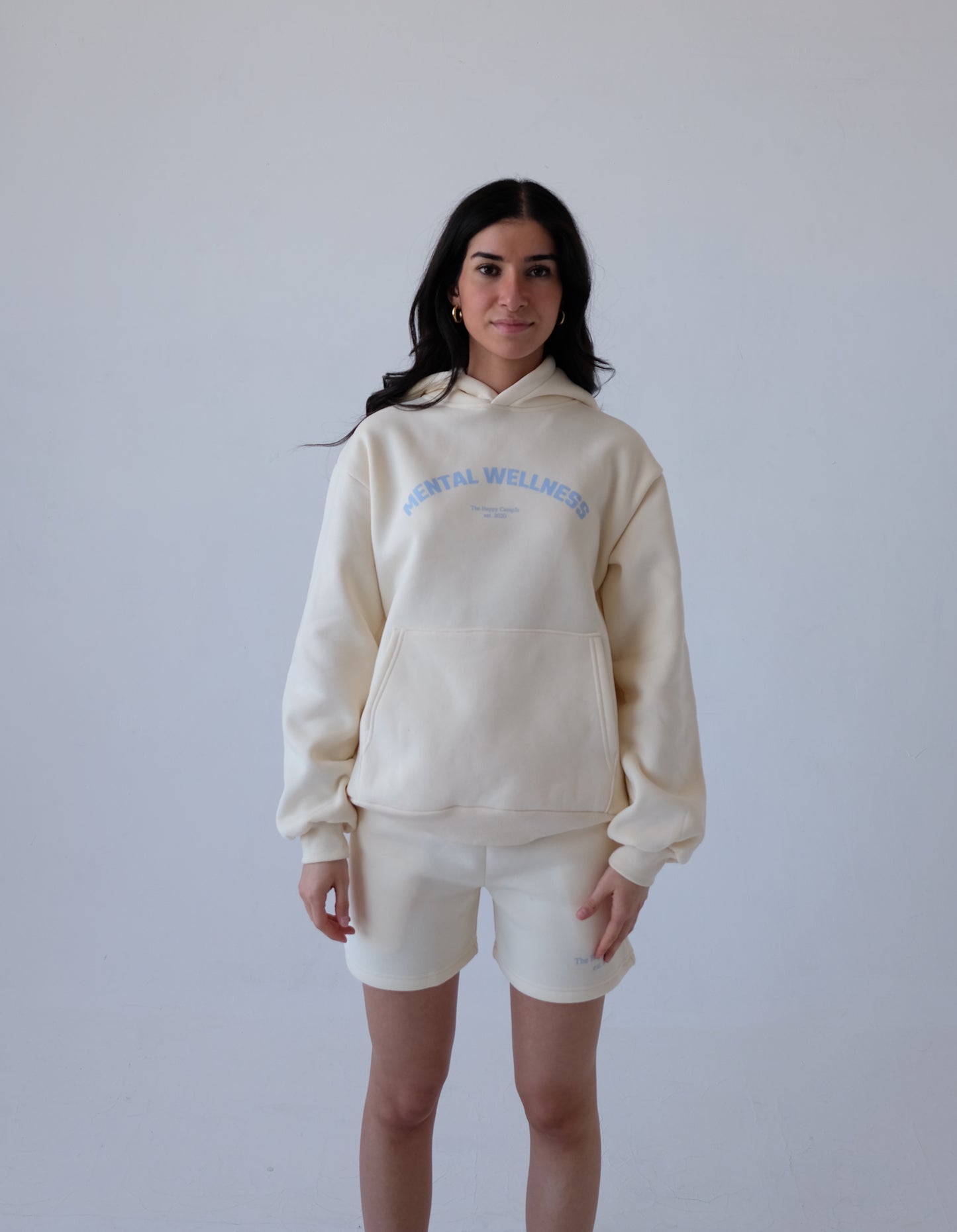 Mental Wellness Sweatshorts - Vanilla