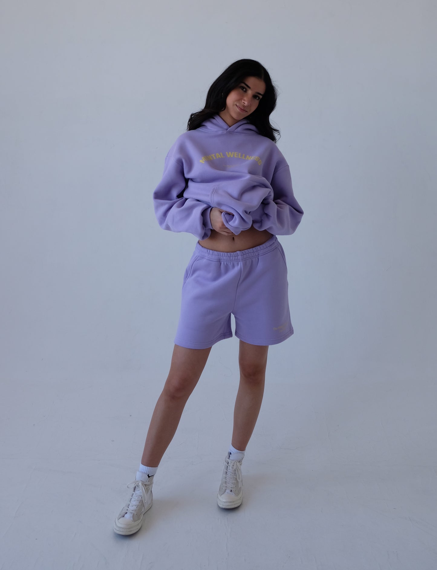 Mental Wellness Sweatshorts - Lavender