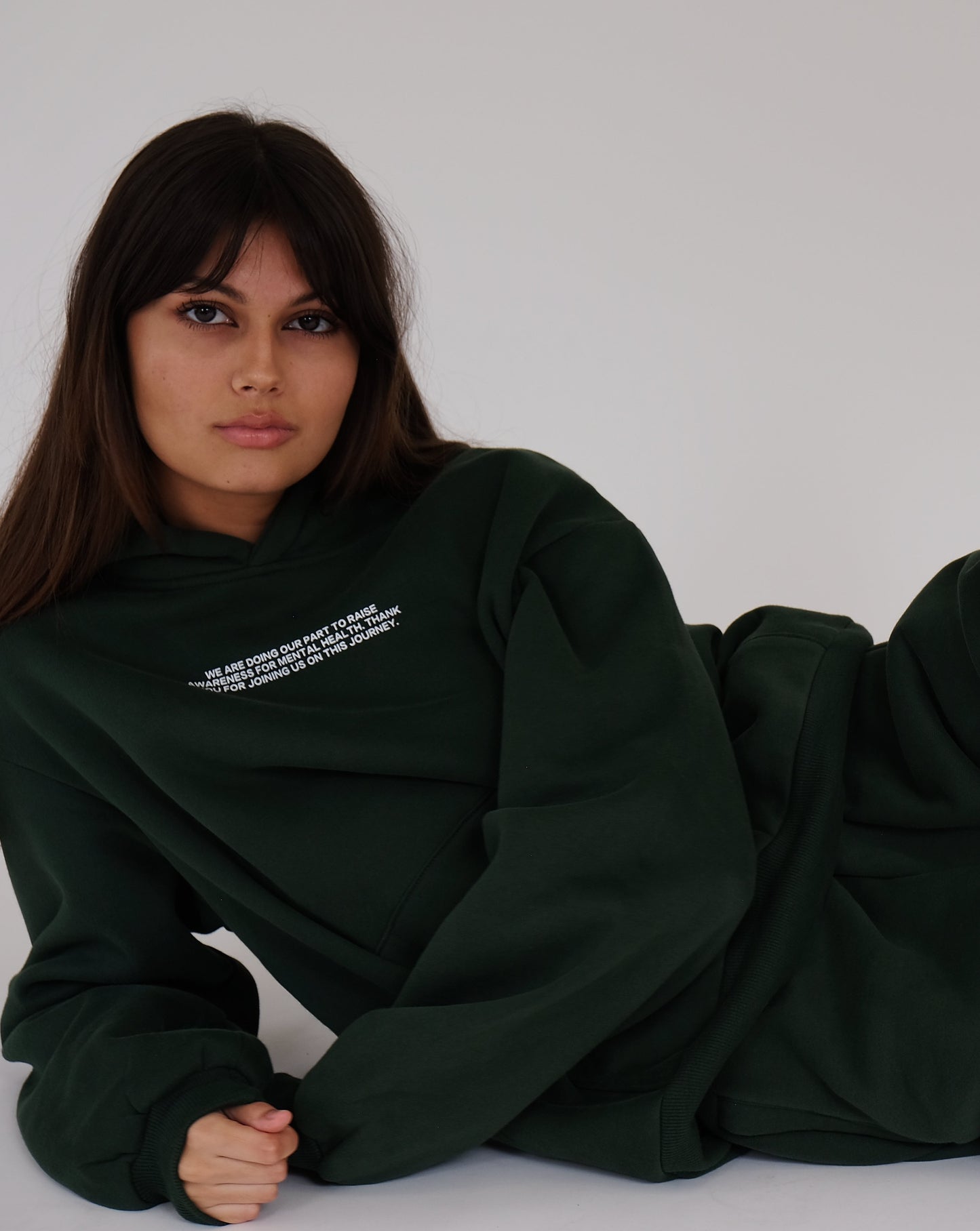 Gratitude Hoodie - Forest Green