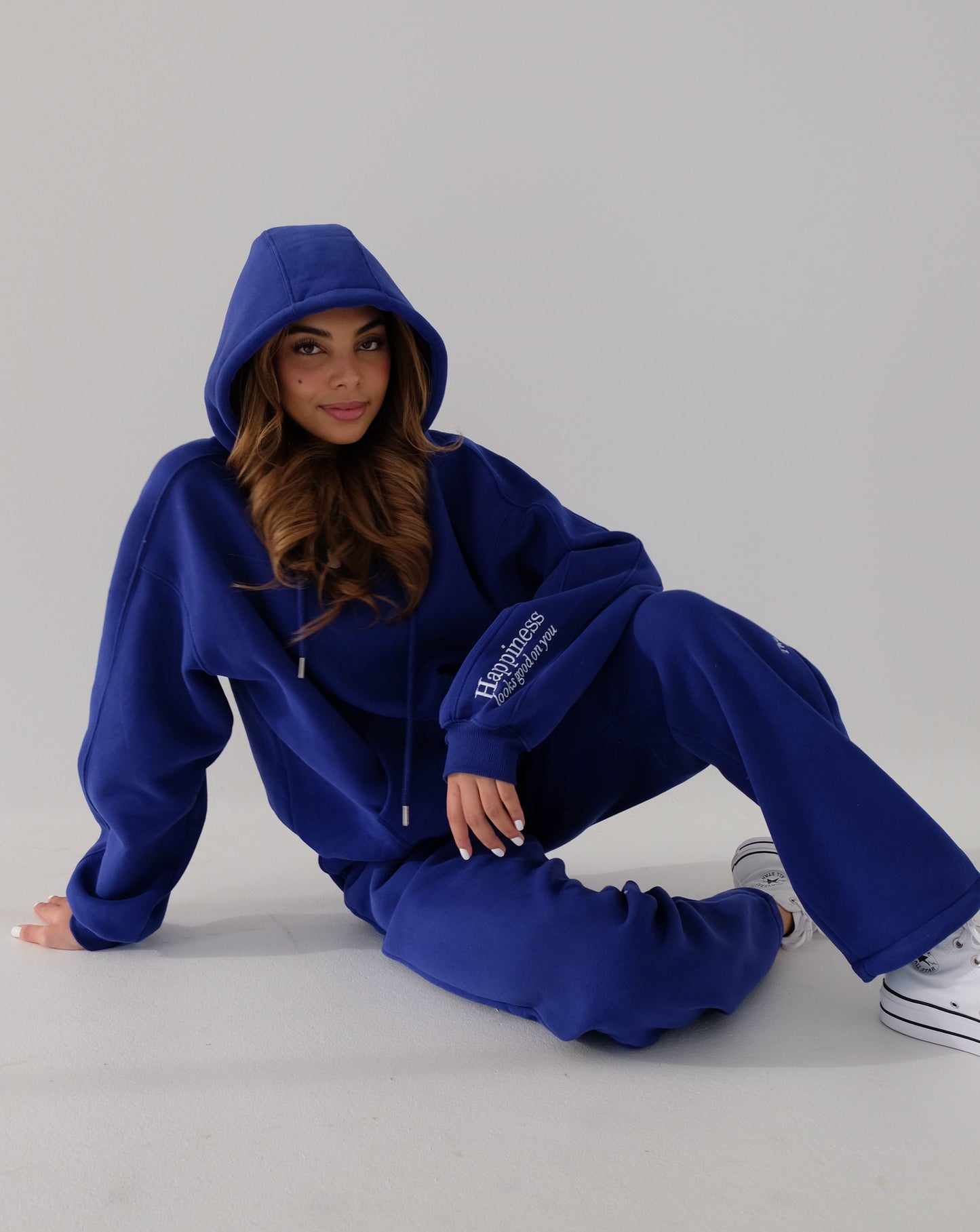 Happiness Hoodie - Cobalt Blue