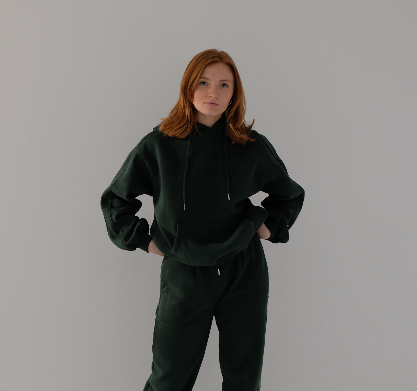 Happiness Hoodie - Forest Green