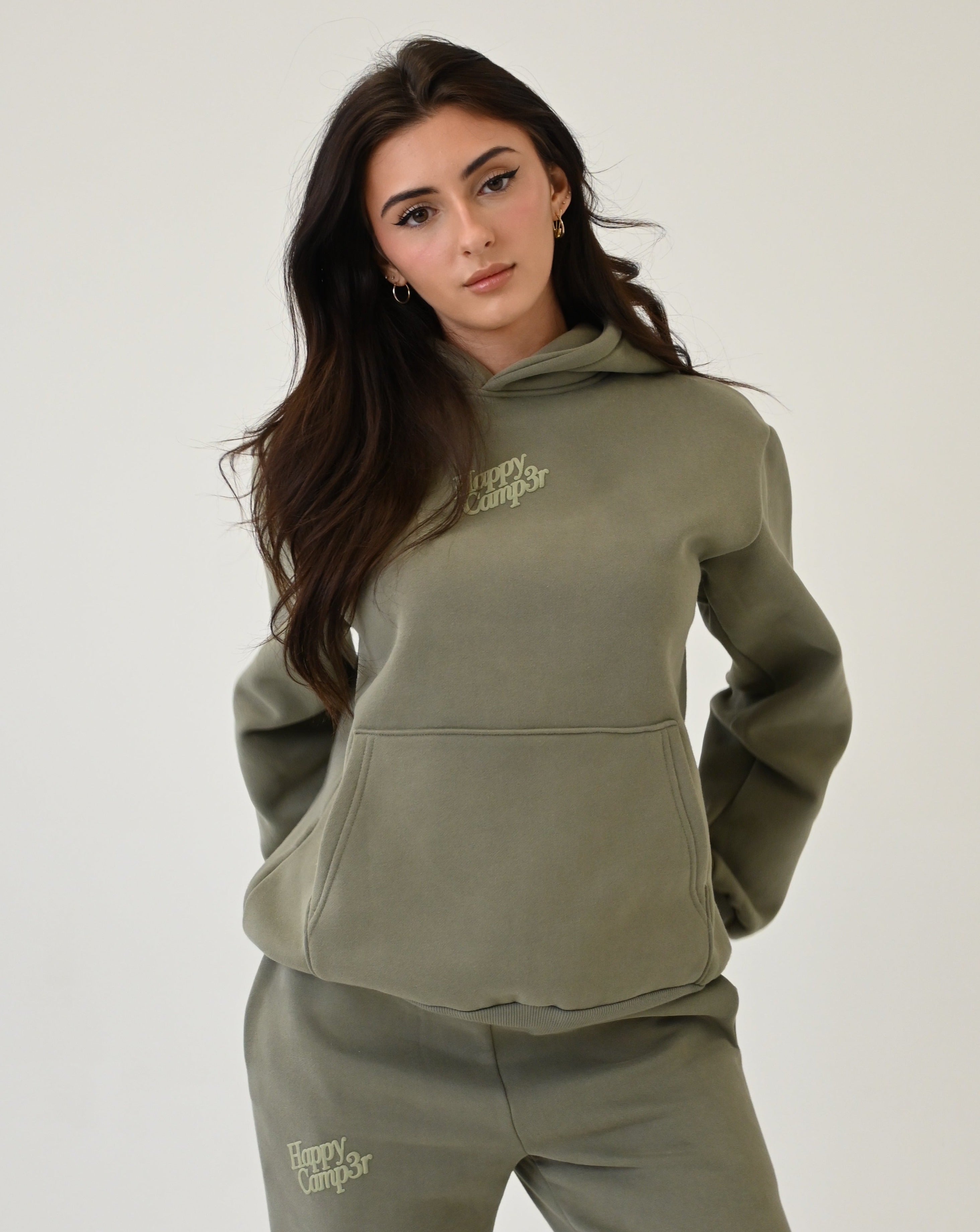 Puff Series Hoodie - Dusty Olive