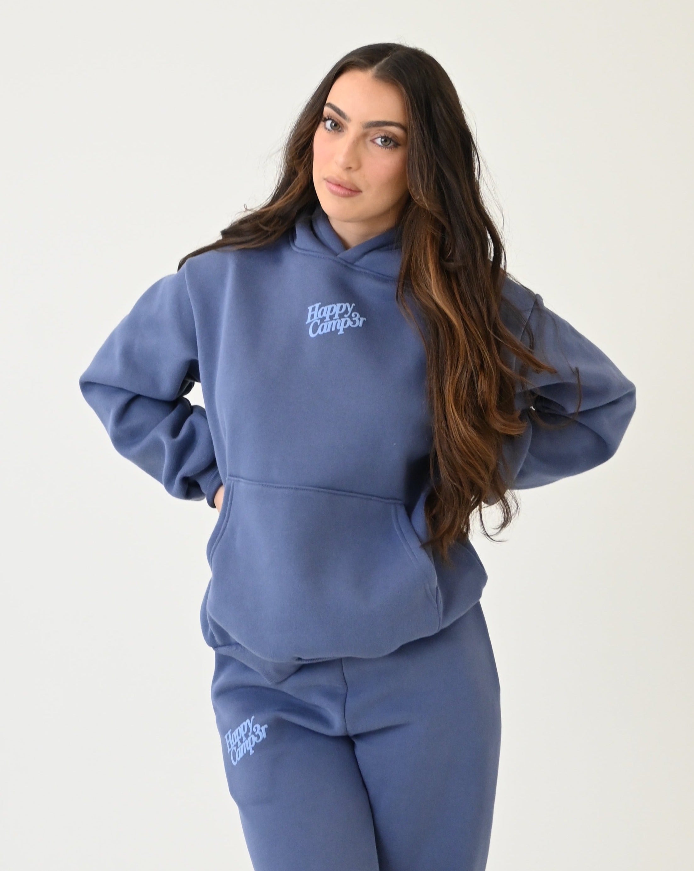 Puff Series Hoodie - Vintage Blue