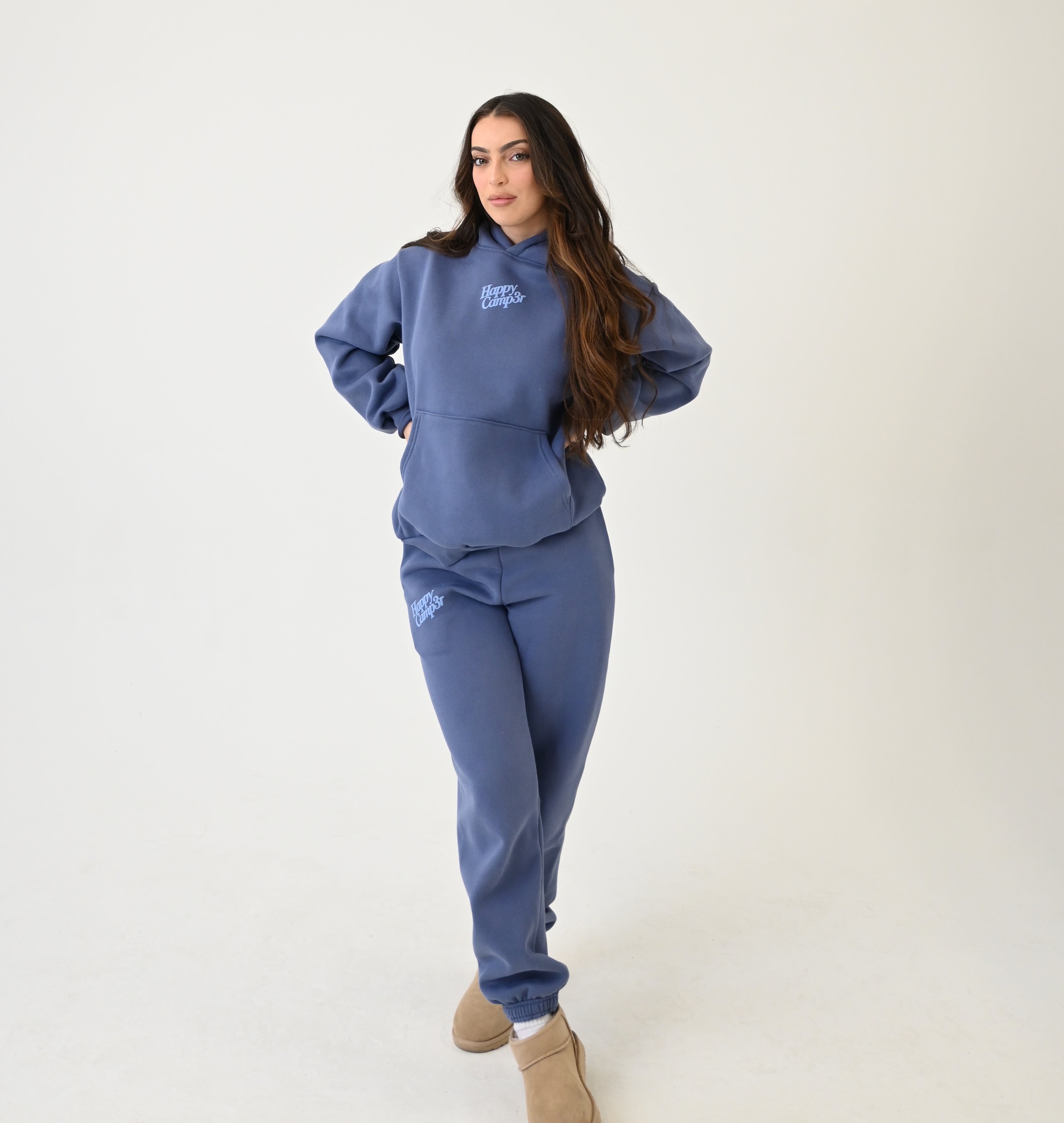 Puff Series Hoodie - Vintage Blue