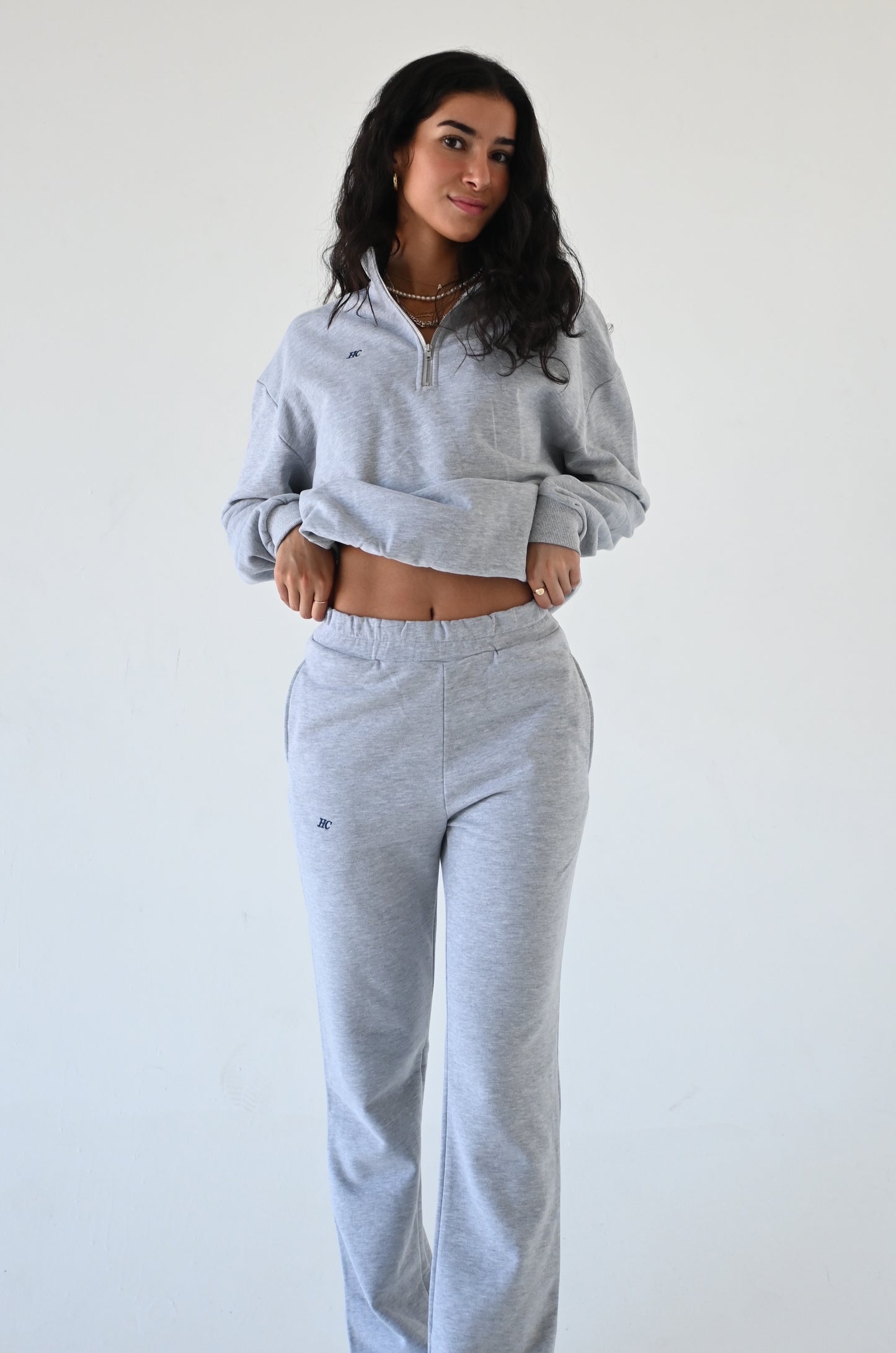 HC Classic Quarter Zip - Heather Gray