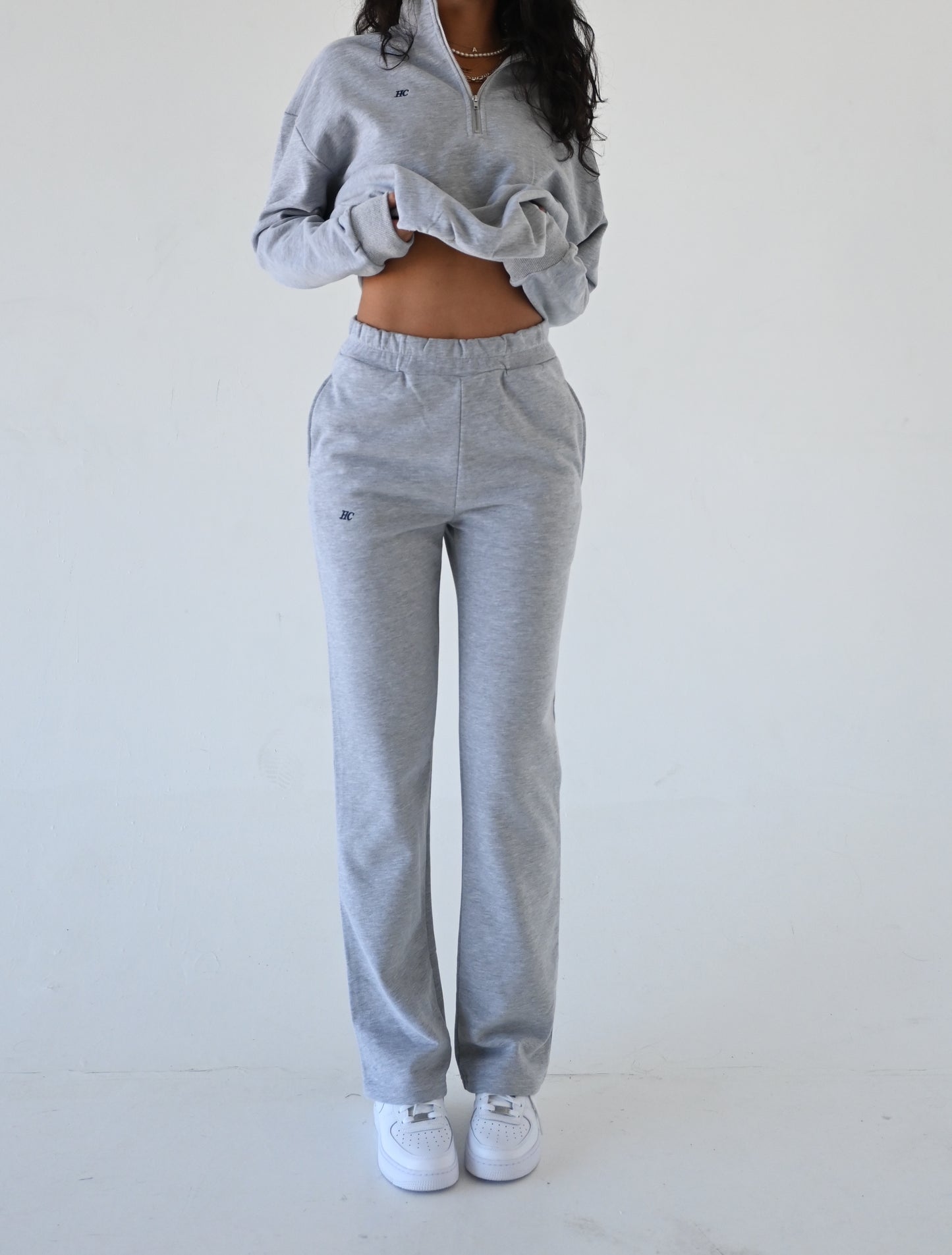 HC Classic Quarter Zip - Heather Gray