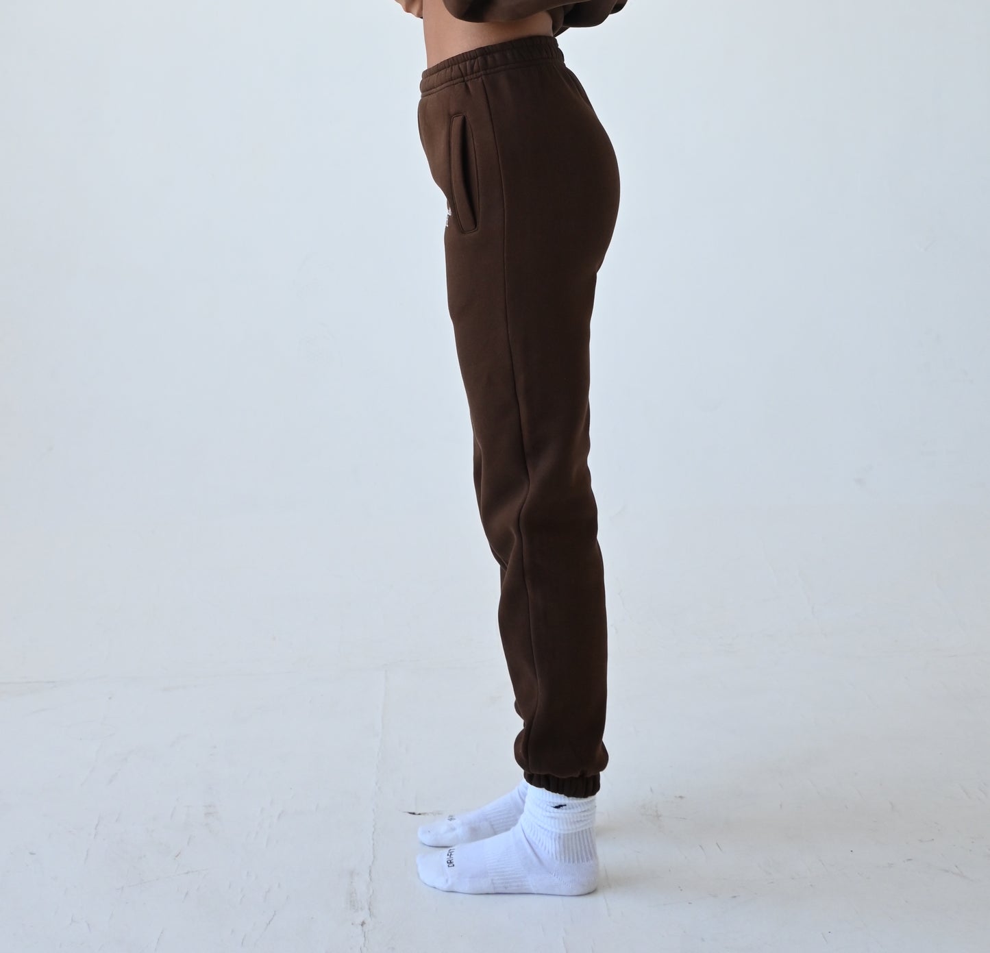 Mental Health is Wealth Sweatpants - Chocolate