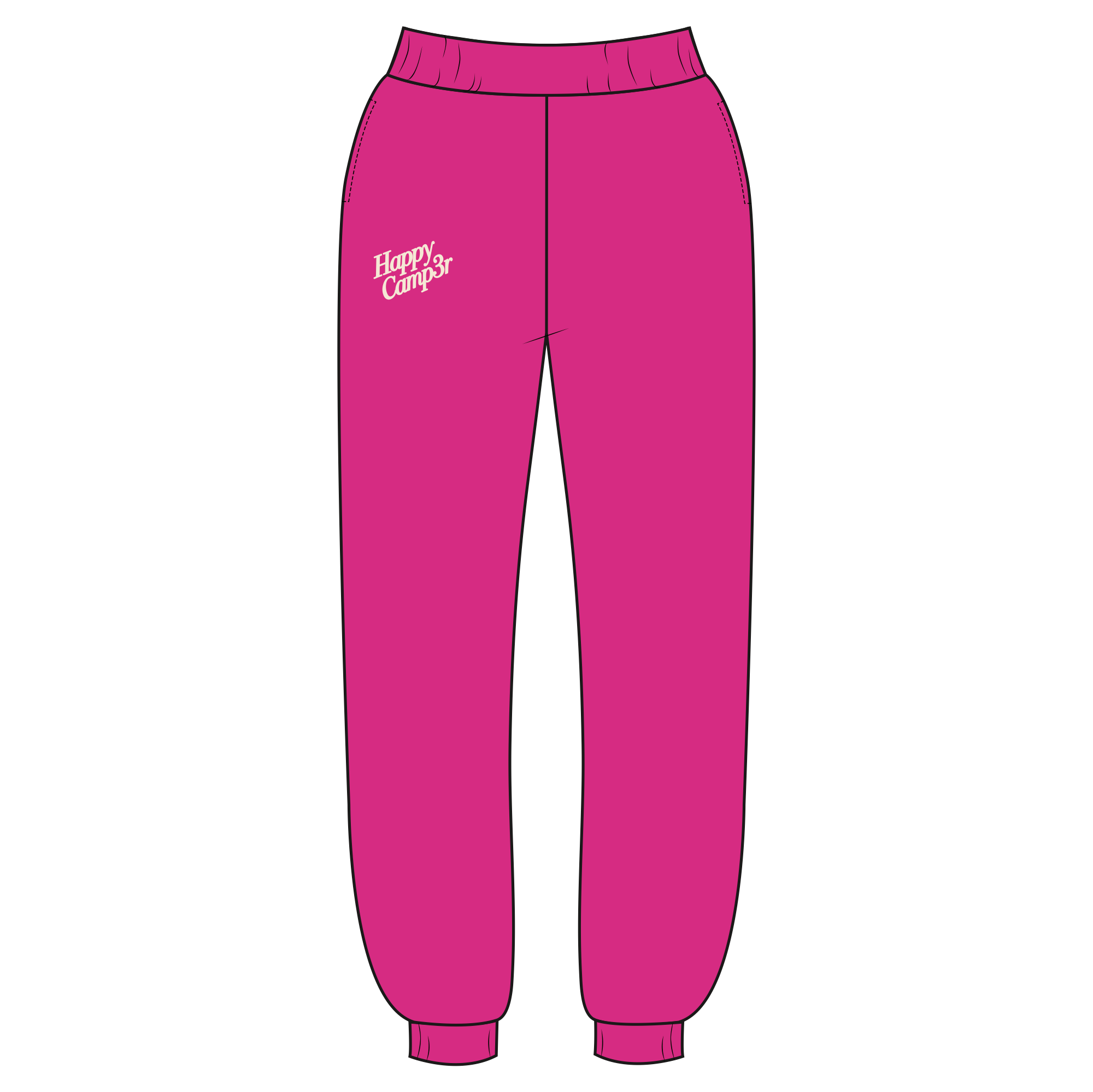 Puff Series Sweatpants - Pink Velvet