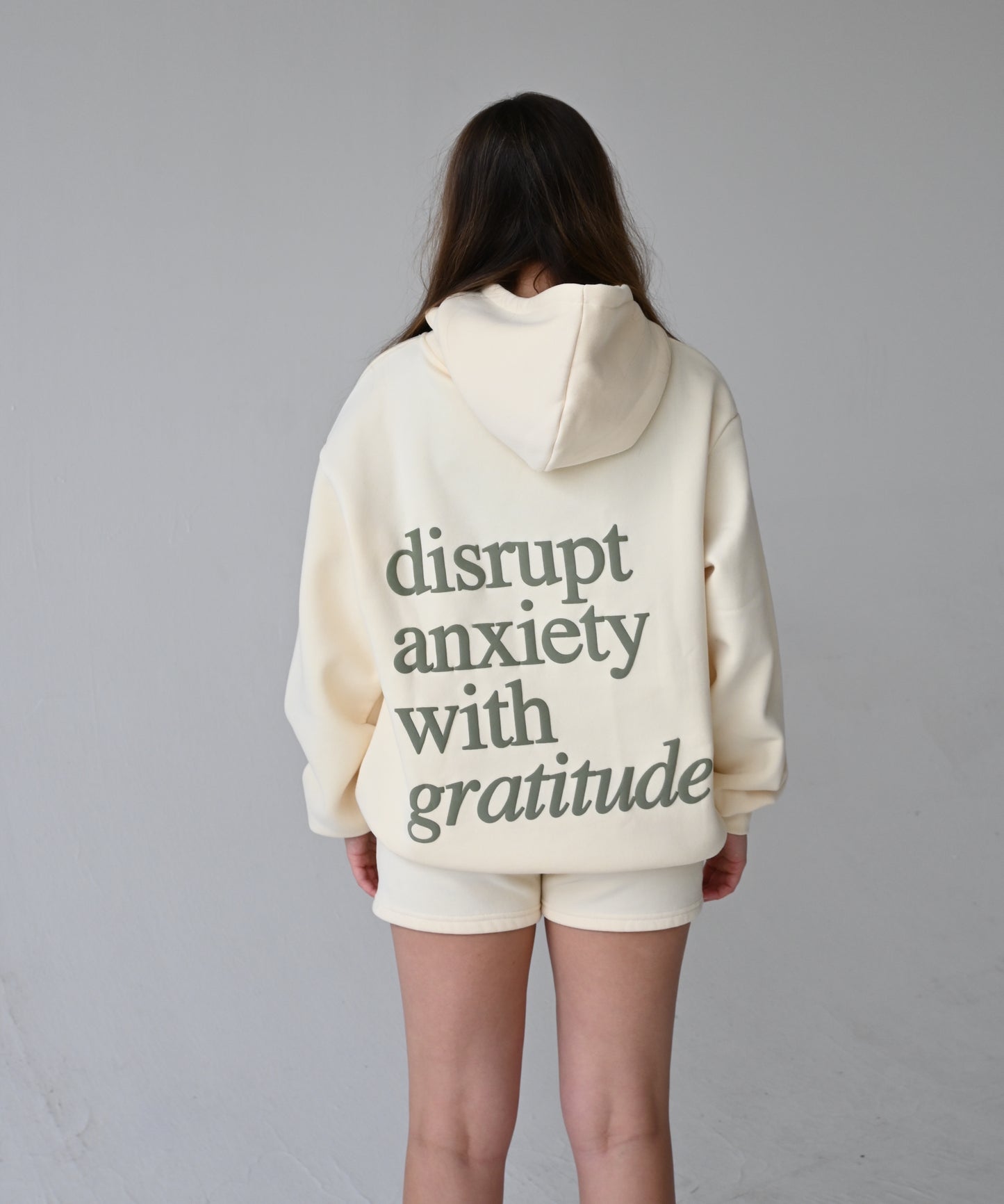 Disrupt Anxiety with Gratitude Shorts - Vanilla