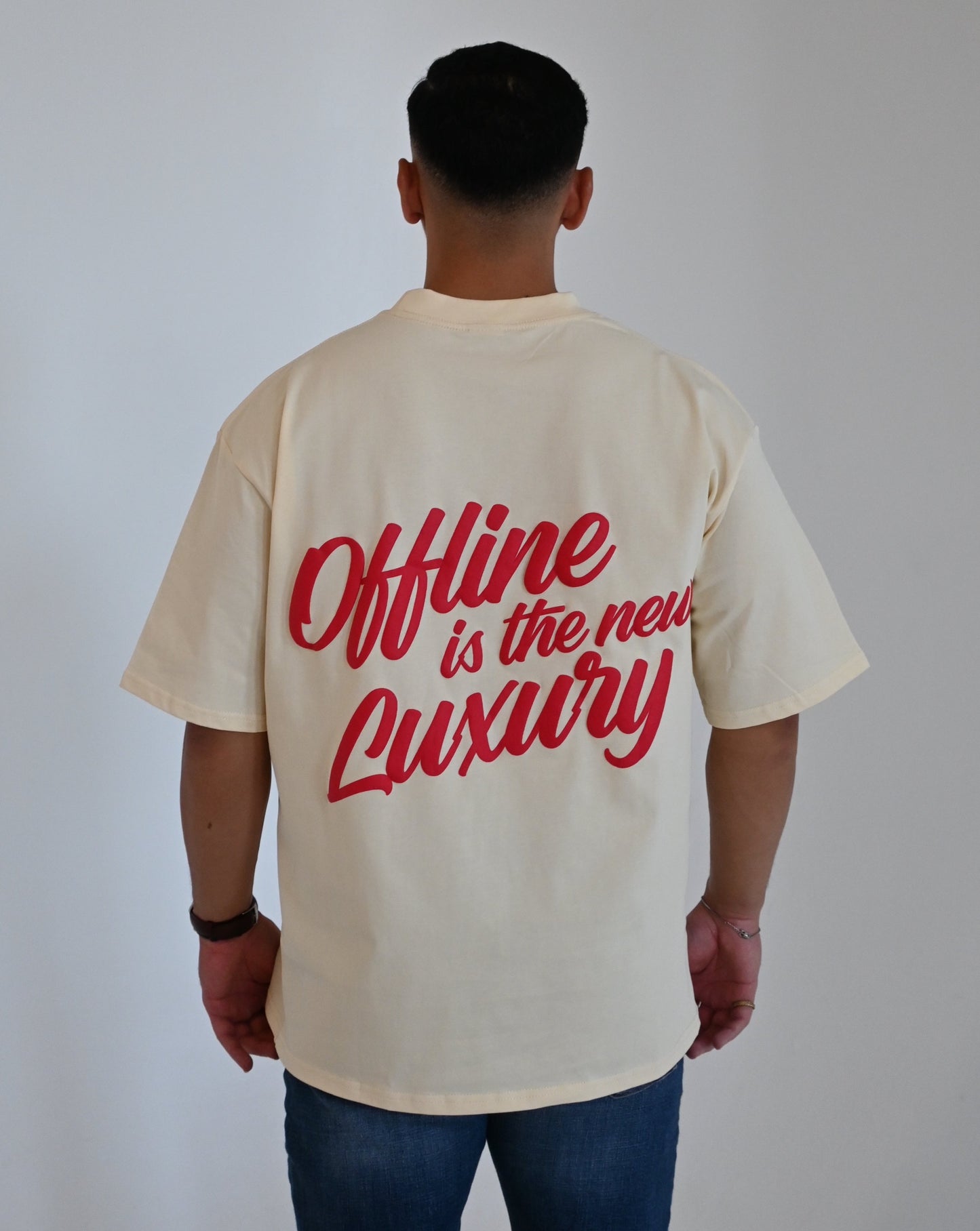 Offline is the new Luxury T-Shirt - Oat