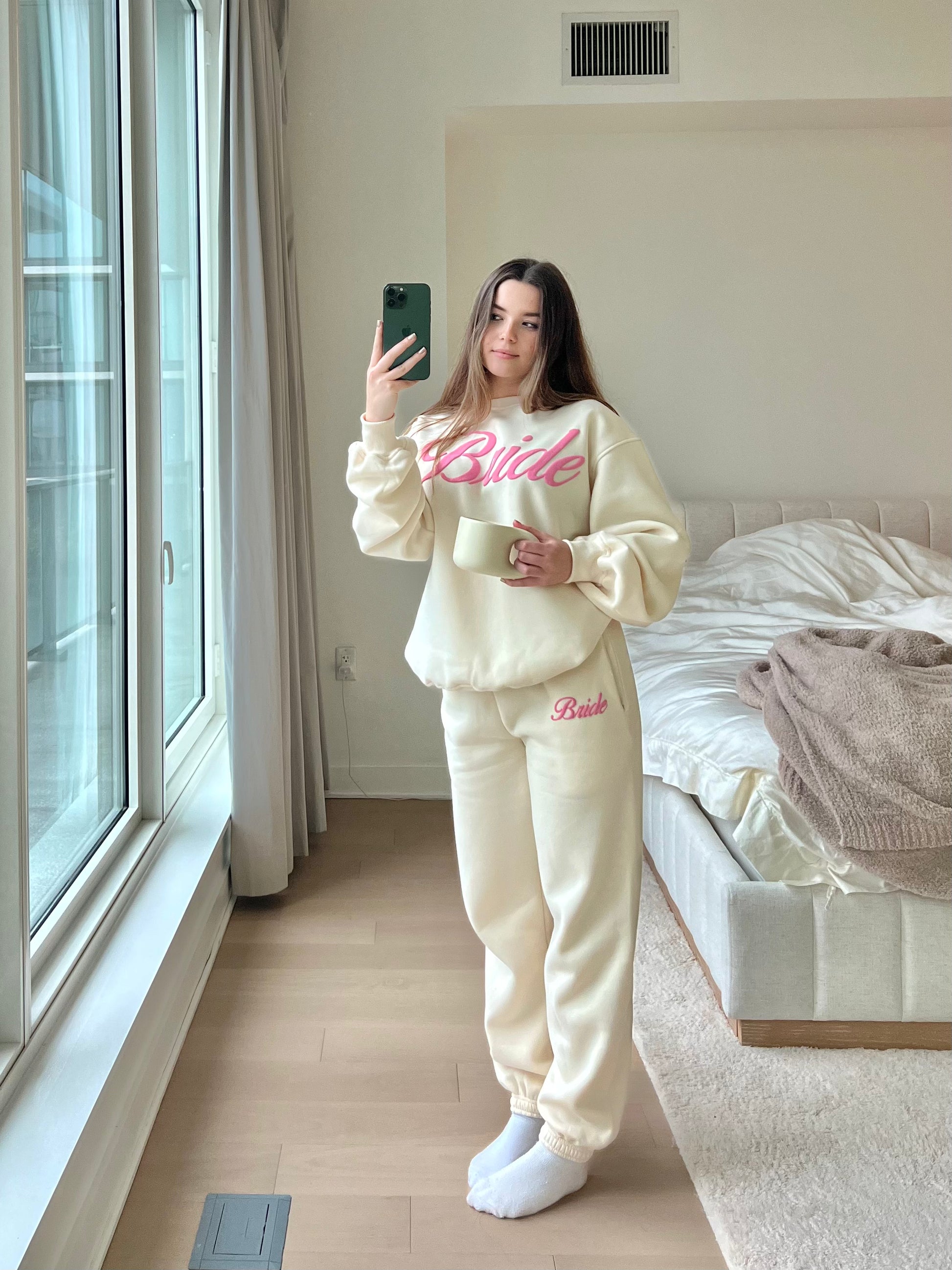 Bride Sweatpants Sugar Cookie The Happy Camp3r