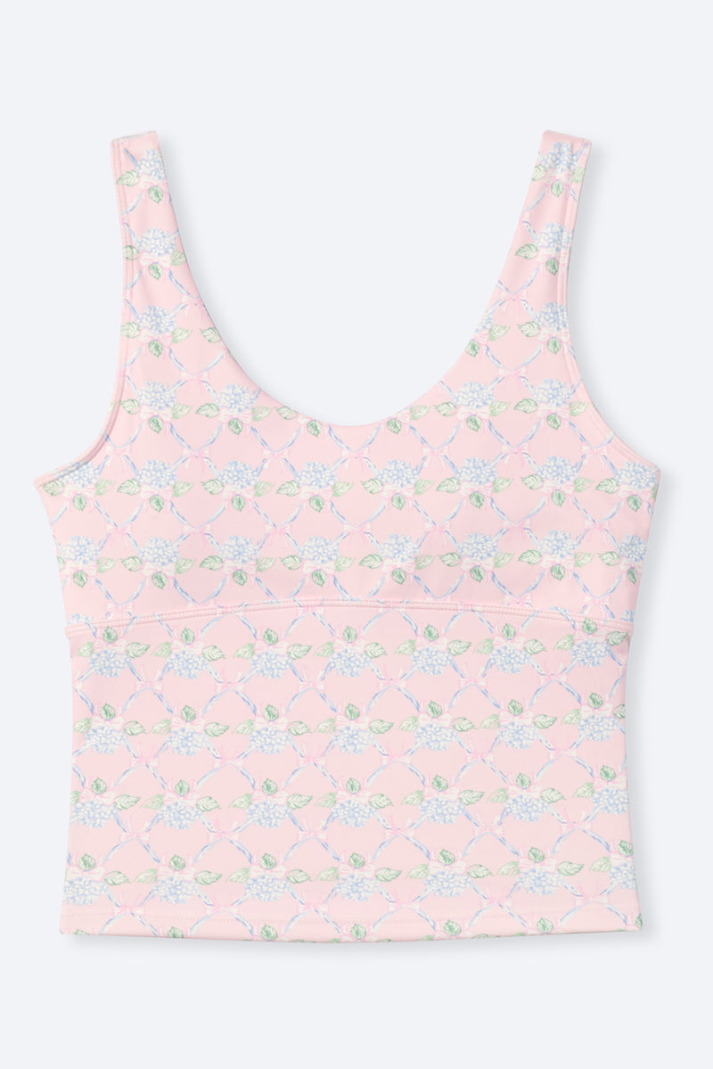 Happy Camp3r Midnight Blossom Athleisure Bra Top