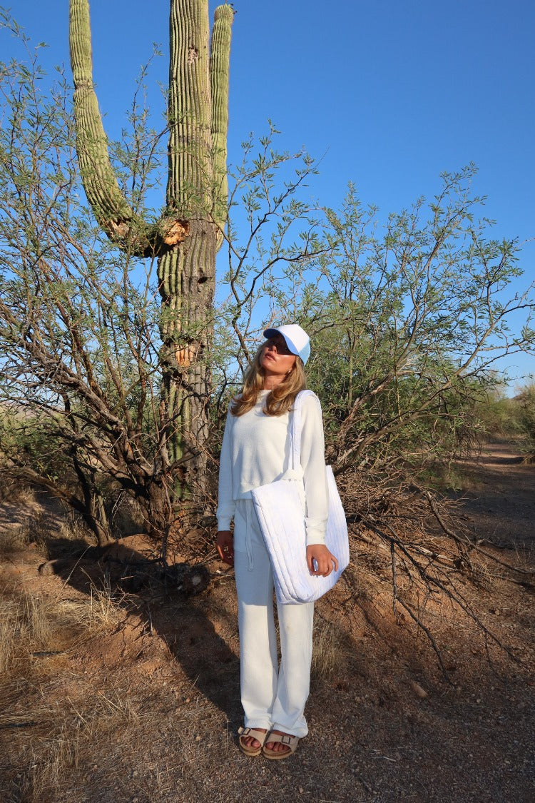 WHITE CLOUD LOUNGE PANTS