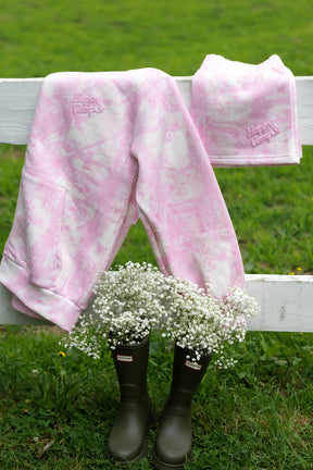 Soft Pink Camo Zip-Up Hoodie