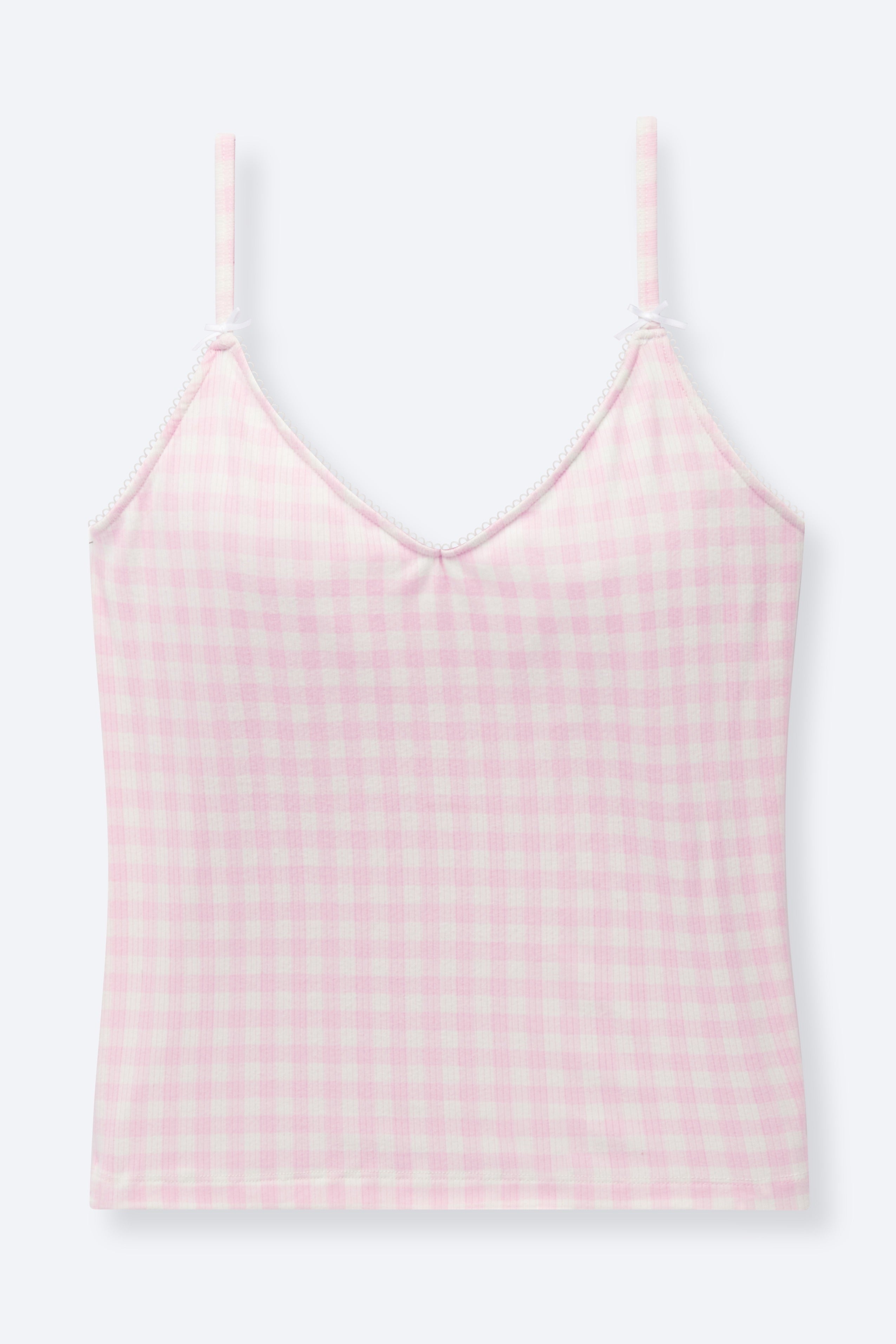 PINK GINGHAM OLIVIA TANK