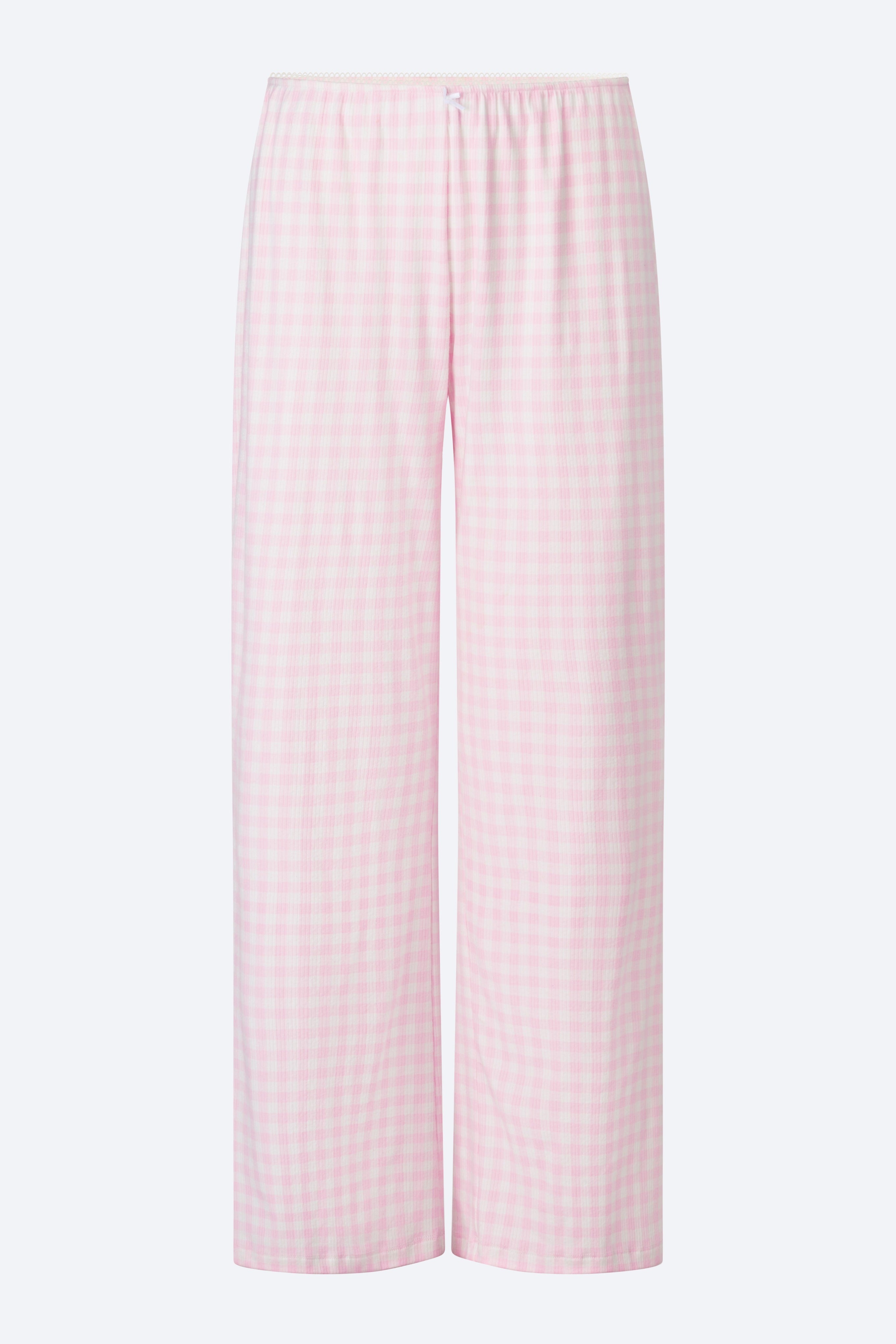 PINK GINGHAM OLIVIA BOTTOMS