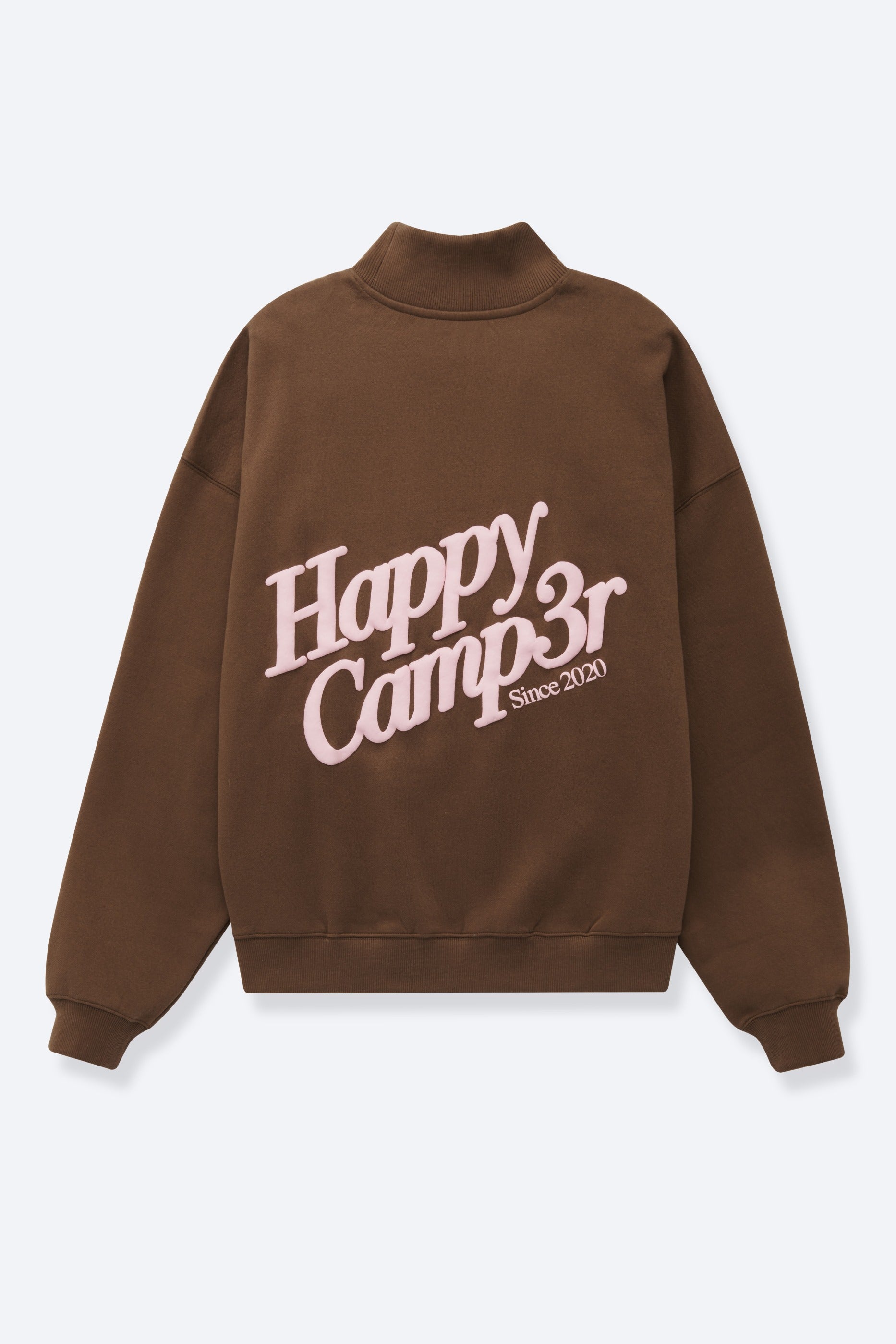 CHOCOLATE MOCKNECK SWEATSHIRT