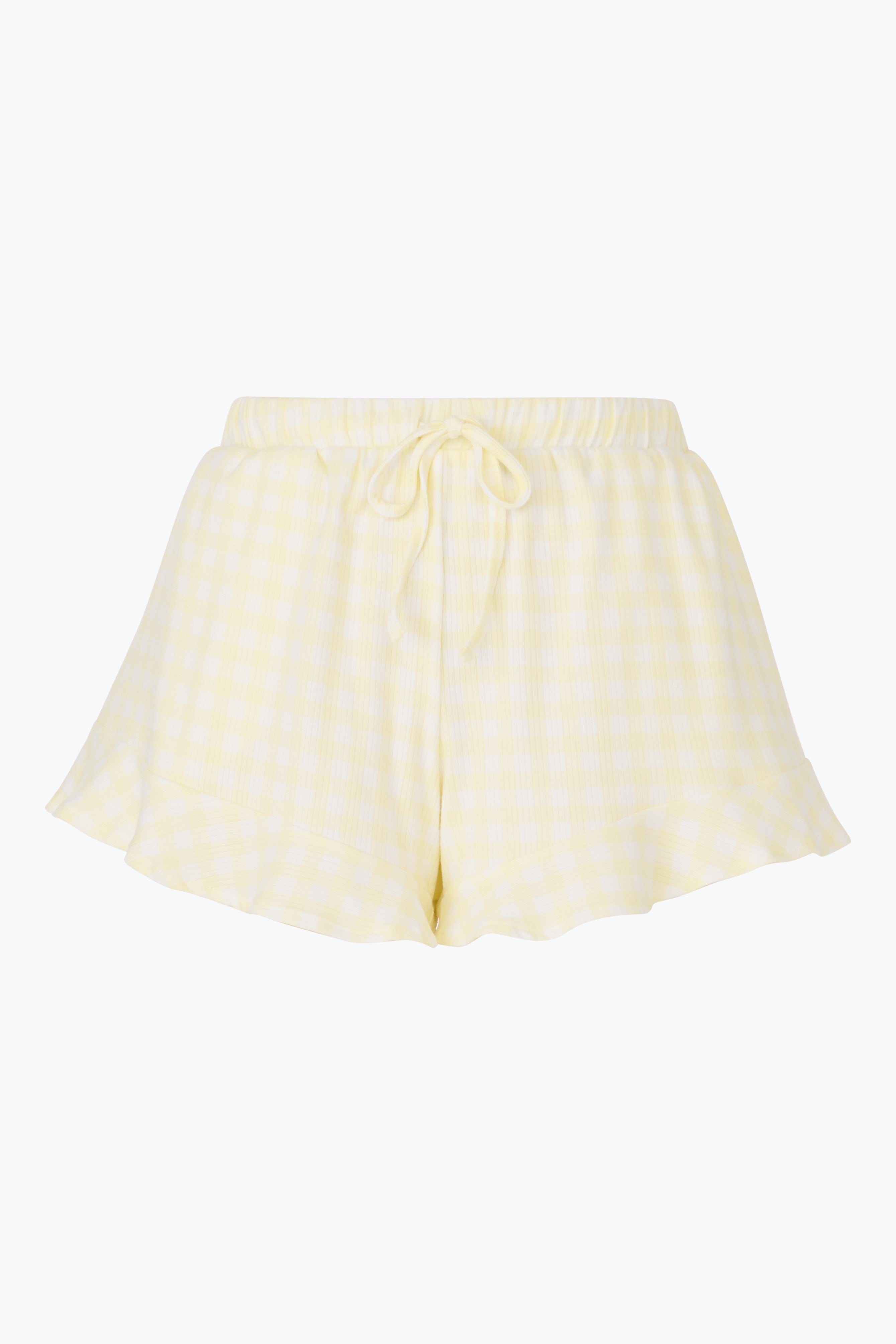 BUTTERCREAM GINGHAM HAZEL SHORTS