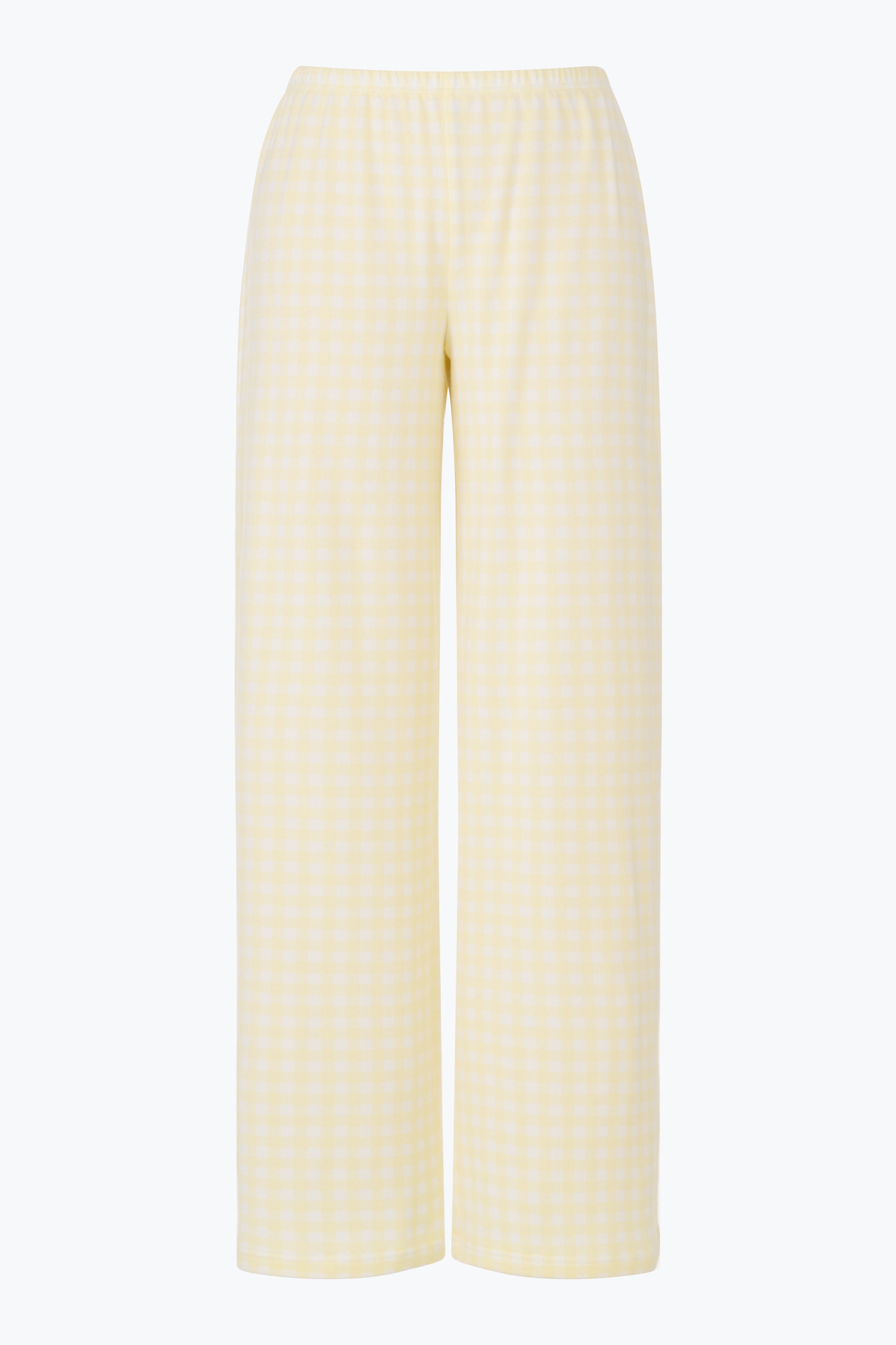 BUTTERCREAM GINGHAM LUNA LOUNGE BOTTOMS