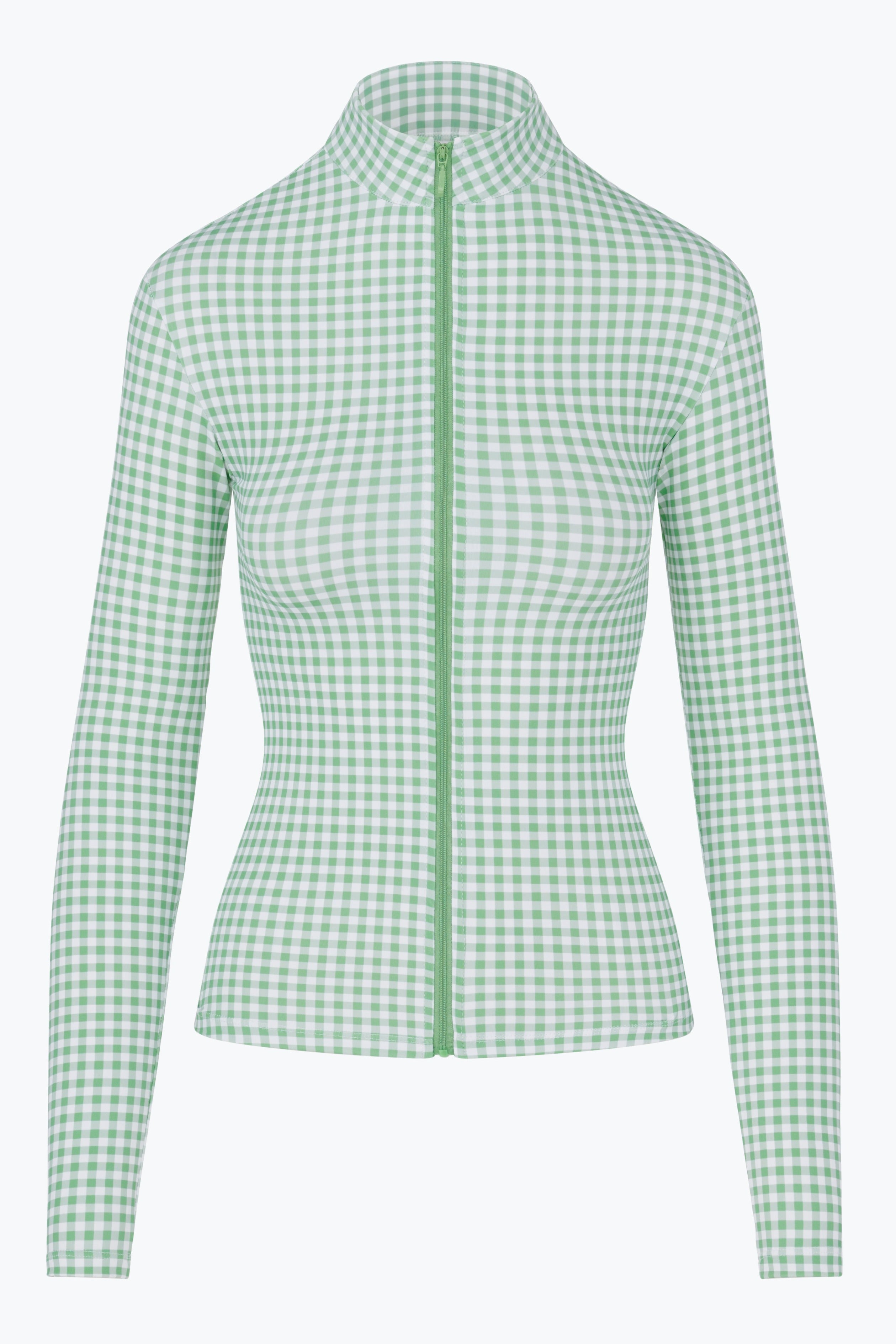 MINT GINGHAM HARPER ACTIVE JACKET