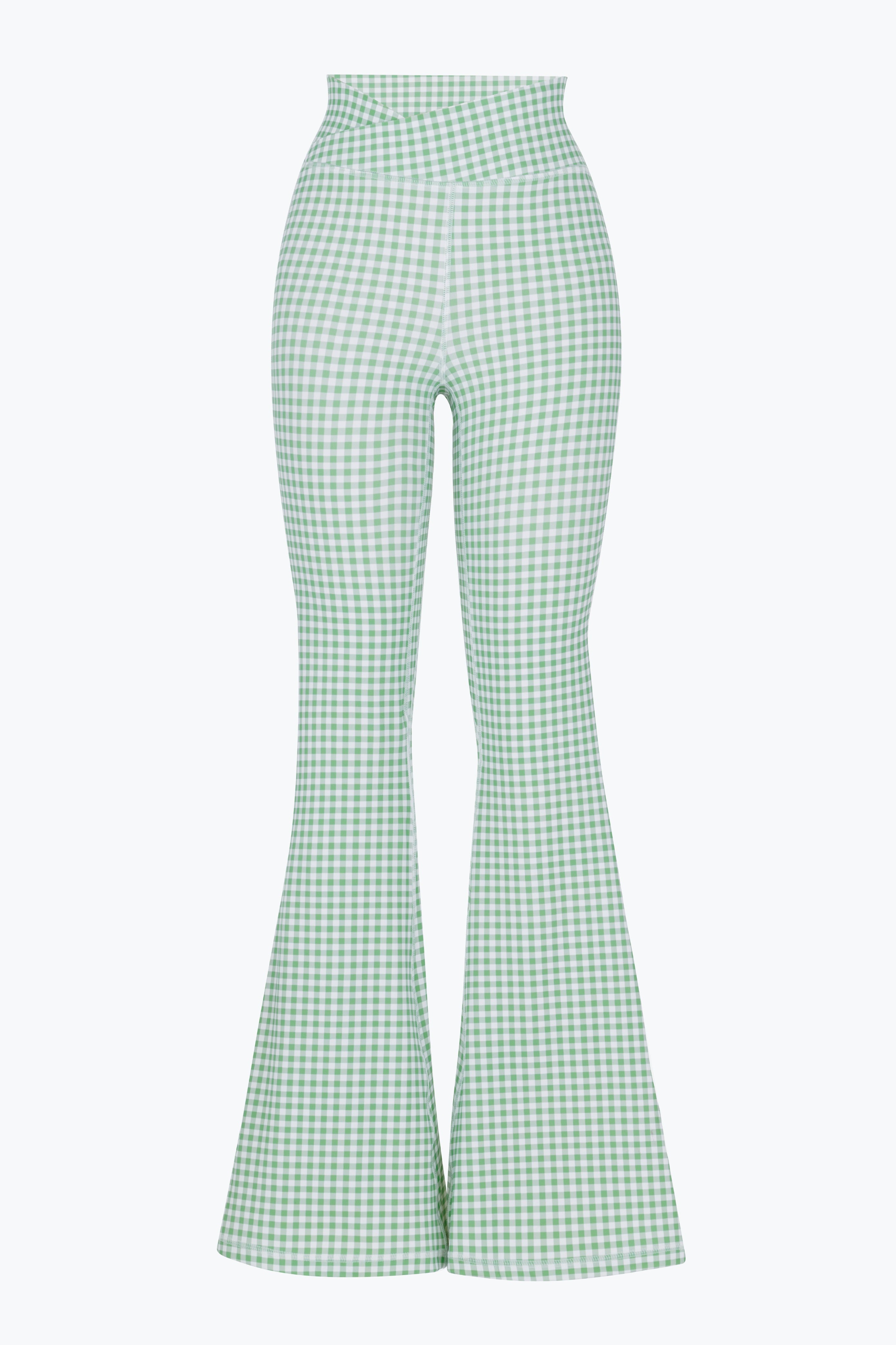 MINT GINGHAM HARPER ACTIVE PANTS