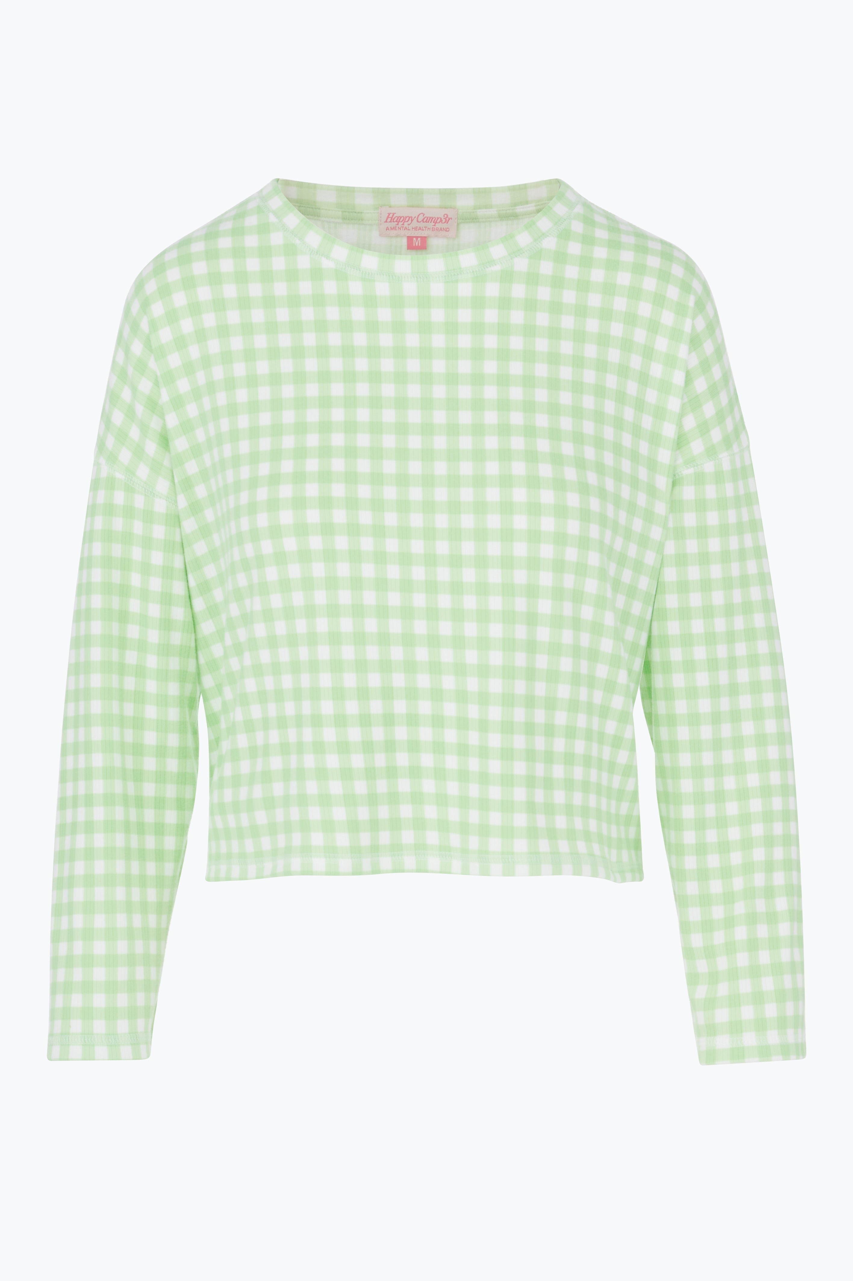 MINT GINGHAM HAZEL TOP